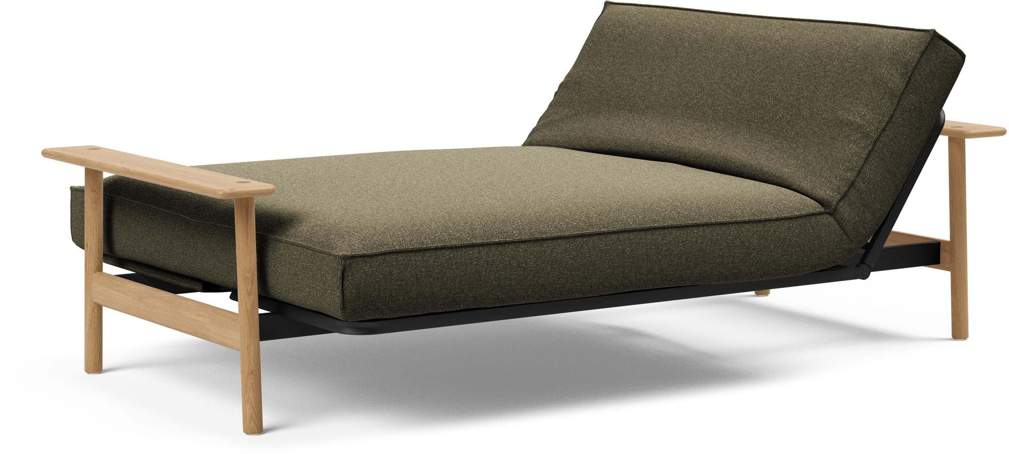 Erleben Sie das Balder Bettsofa 140 Sharp Plus Cover Latex von Innovation Living – eine perfekte Kombination aus modernem Stil und optimalem Schlafkomfort.