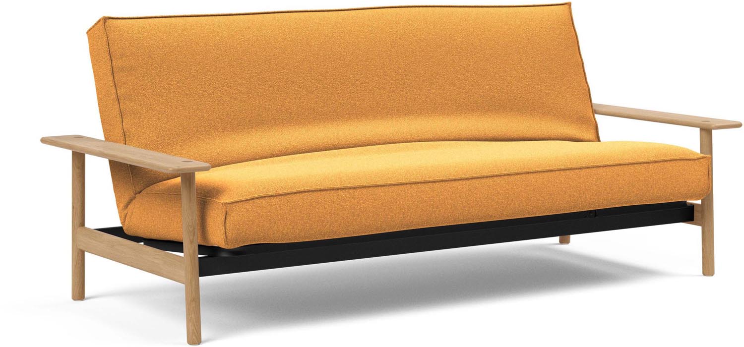 Entdecken Sie das Balder Bettsofa 140 Sharp Plus Cover Latex von Innovation Living – stilvolles Design trifft auf höchsten Schlafkomfort für Ihr Zuhause.