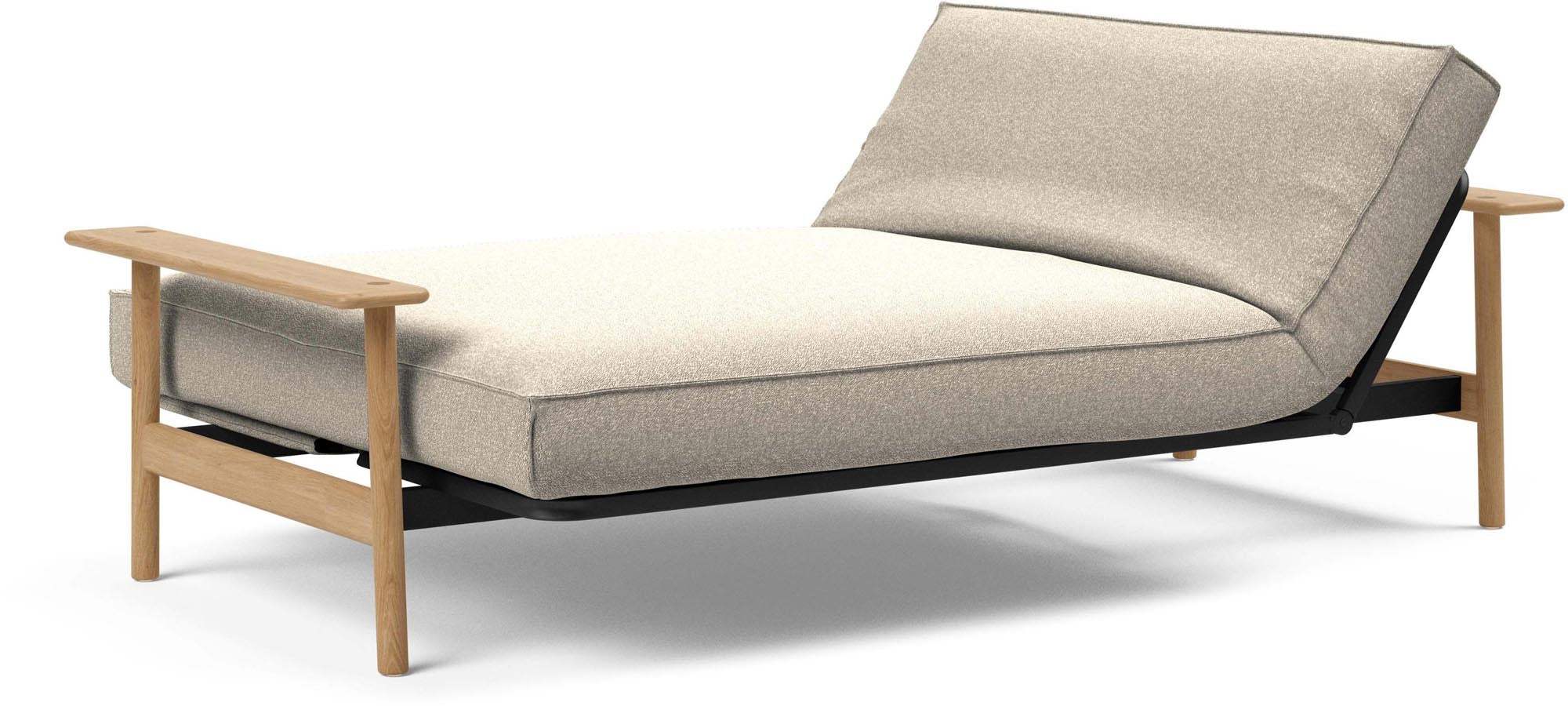 Entdecken Sie das Balder Bettsofa 140 Sharp Plus Cover Latex von Innovation Living – stilvolles Design trifft auf höchsten Schlafkomfort für Ihr Zuhause.