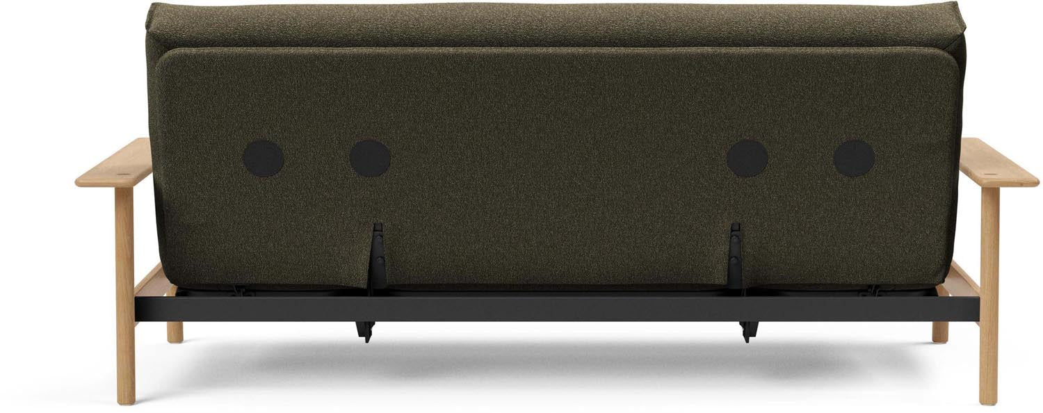 Erleben Sie das elegante Balder Bettsofa 140 Nordic Classic von Innovation Living – perfekt für zeitgemäße Einrichtung und gemütliche Schlafmomente.