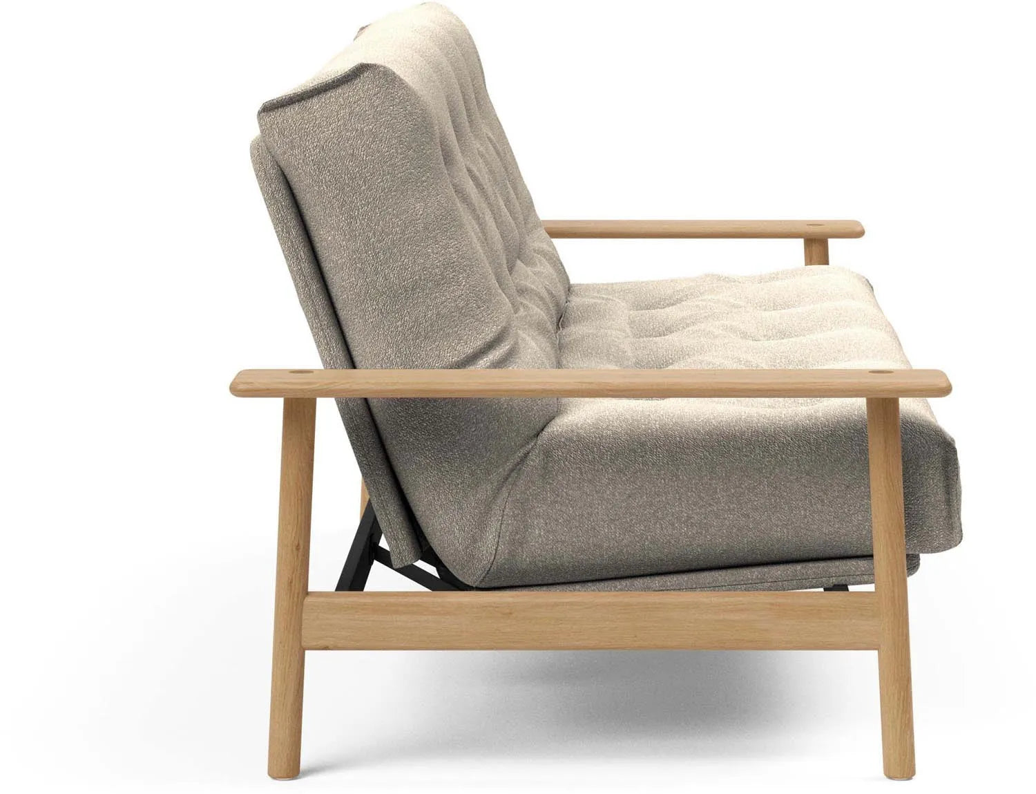 Erleben Sie das elegante Balder Bettsofa 140 Nordic Classic von Innovation Living – perfekt für stilvolle Räume und gemütliche Schlafmomente.