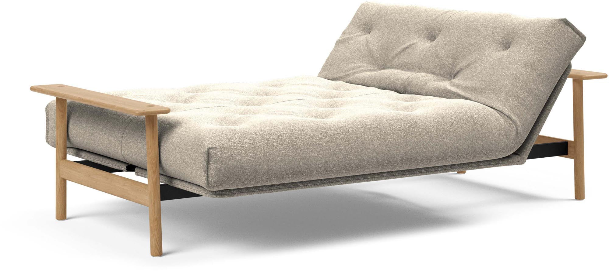 Erleben Sie das elegante Balder Bettsofa 140 Nordic Classic von Innovation Living – perfekt für zeitgemäße Einrichtung und gemütliche Schlafmomente.