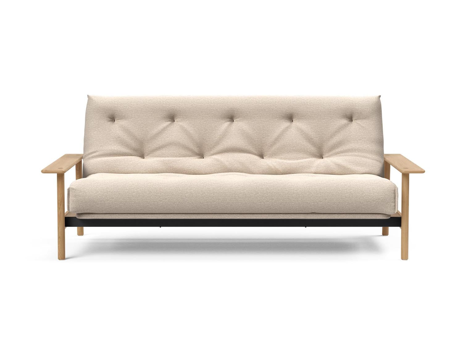 Erleben Sie das Balder Bettsofa 140 Nordic von Innovation Living – stilvoll, funktional und mit hochwertigem Soft Spring Bezug für erholsame Nächte.