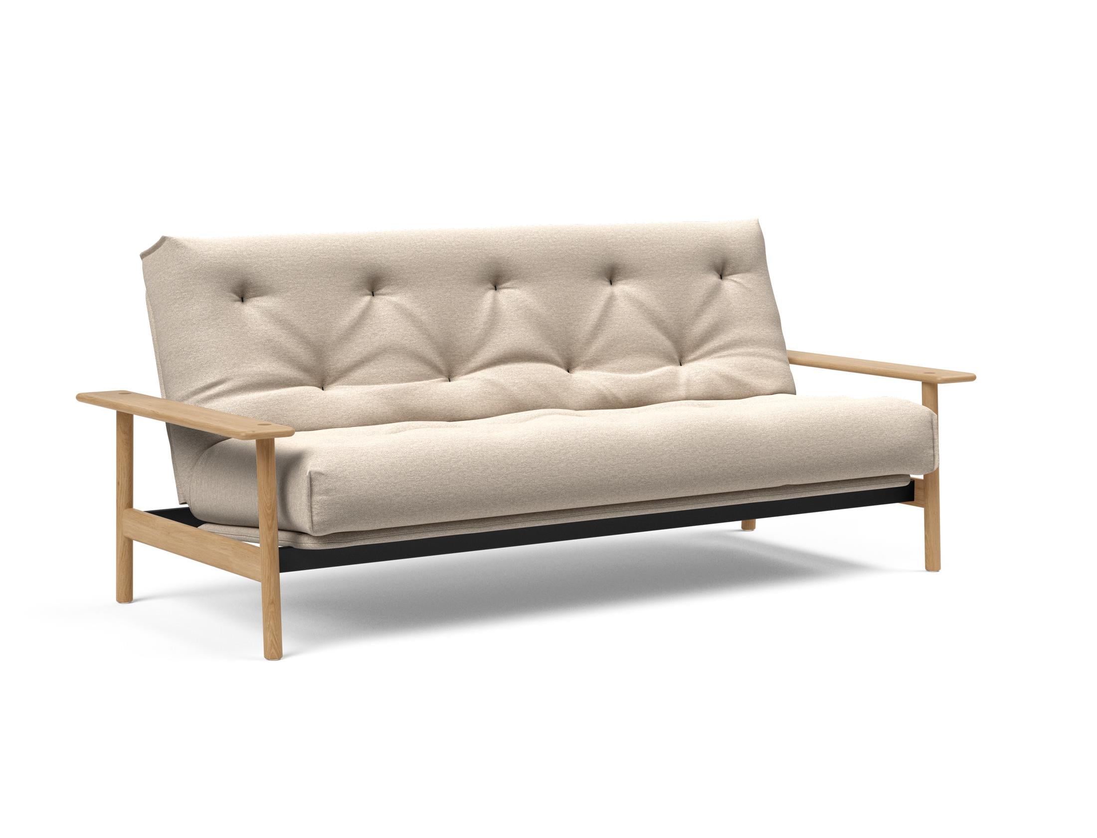 Entdecken Sie das Balder Bettsofa 140 Nordic von Innovation Living – elegantes Design, vielseitig nutzbar und mit komfortablem Soft Spring Bezug für besten Schlaf.