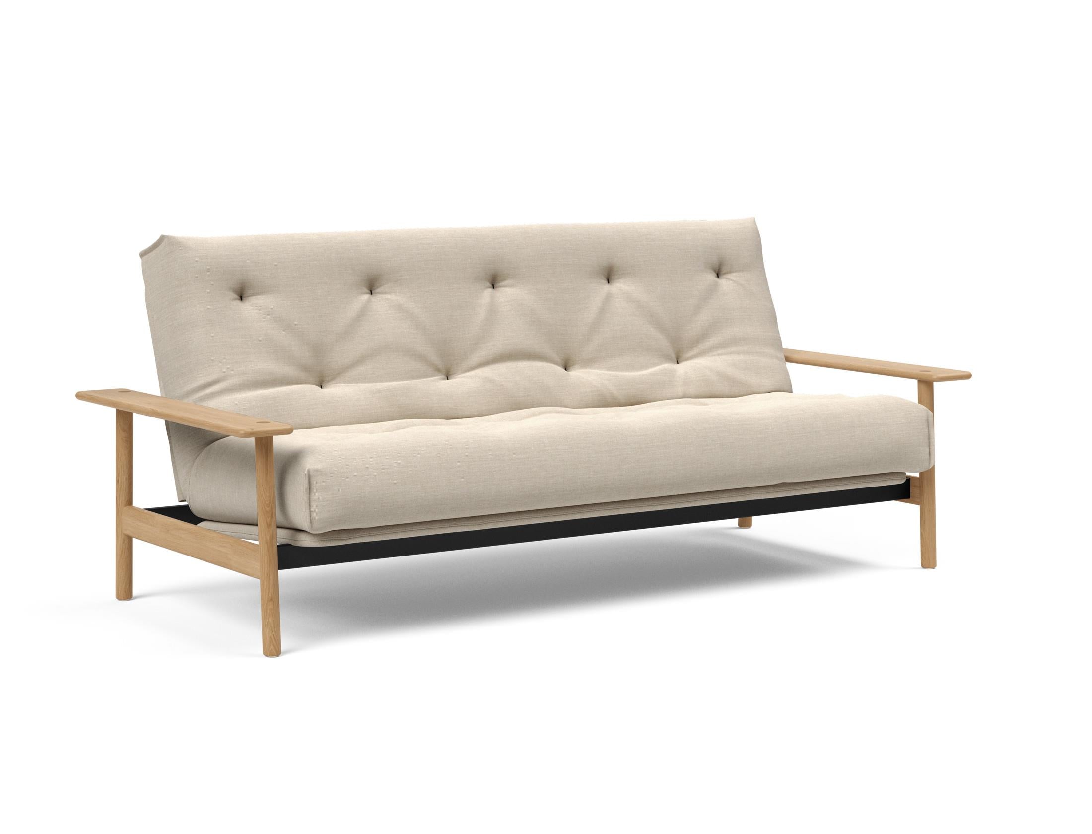 Entdecken Sie das Balder Bettsofa 140 Nordic von Innovation Living – elegantes Design, vielseitig nutzbar und mit komfortablem Soft Spring Bezug für besten Schlaf.
