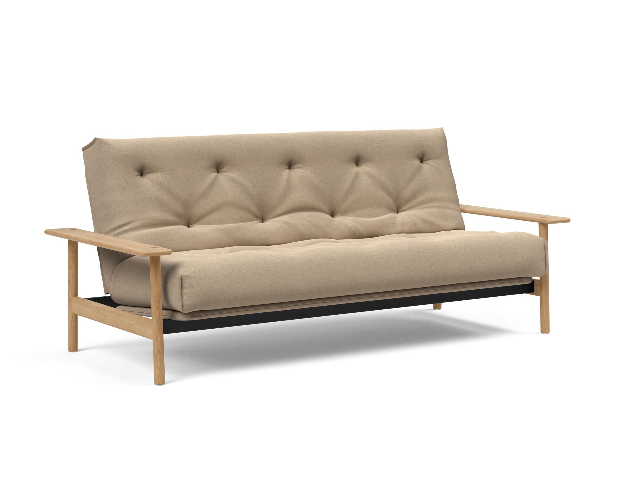 Entdecken Sie das Balder Bettsofa 140 Nordic von Innovation Living – elegantes Design, vielseitig nutzbar und mit komfortablem Soft Spring Bezug für besten Schlaf.