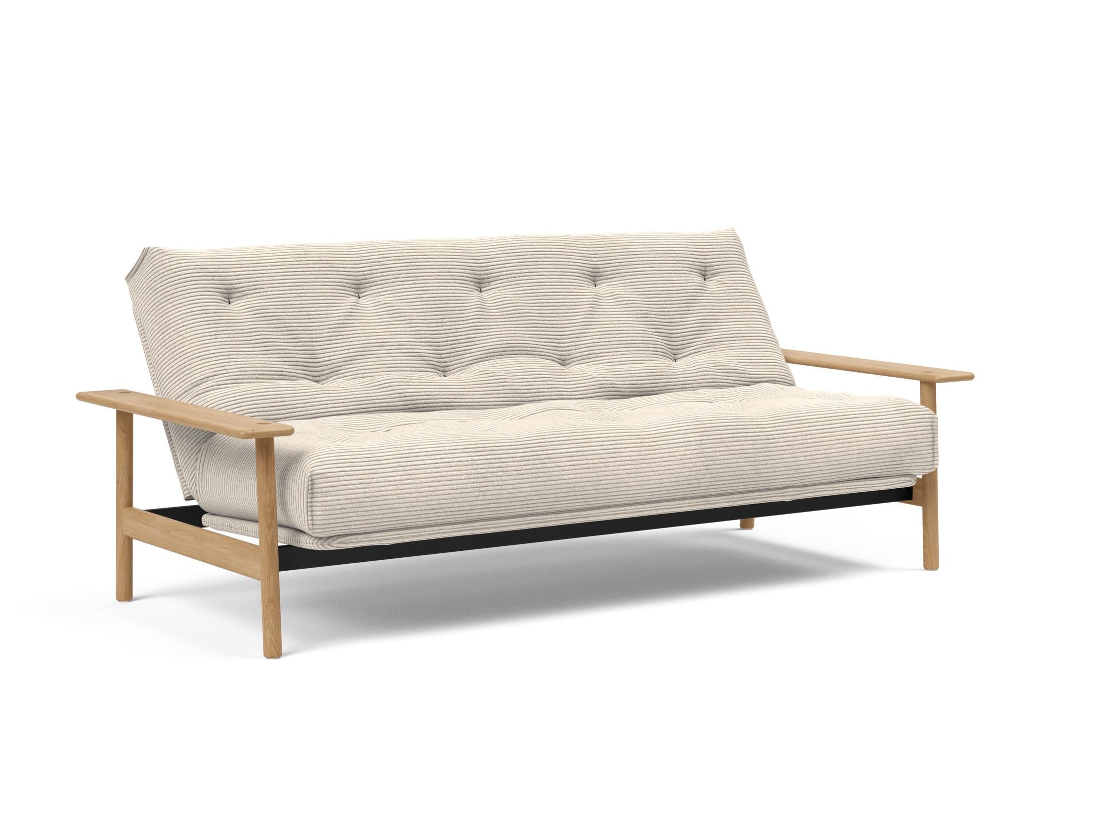 Entdecken Sie das Balder Bettsofa 140 Nordic von Innovation Living – elegantes Design, vielseitig nutzbar und mit komfortablem Soft Spring Bezug für besten Schlaf.