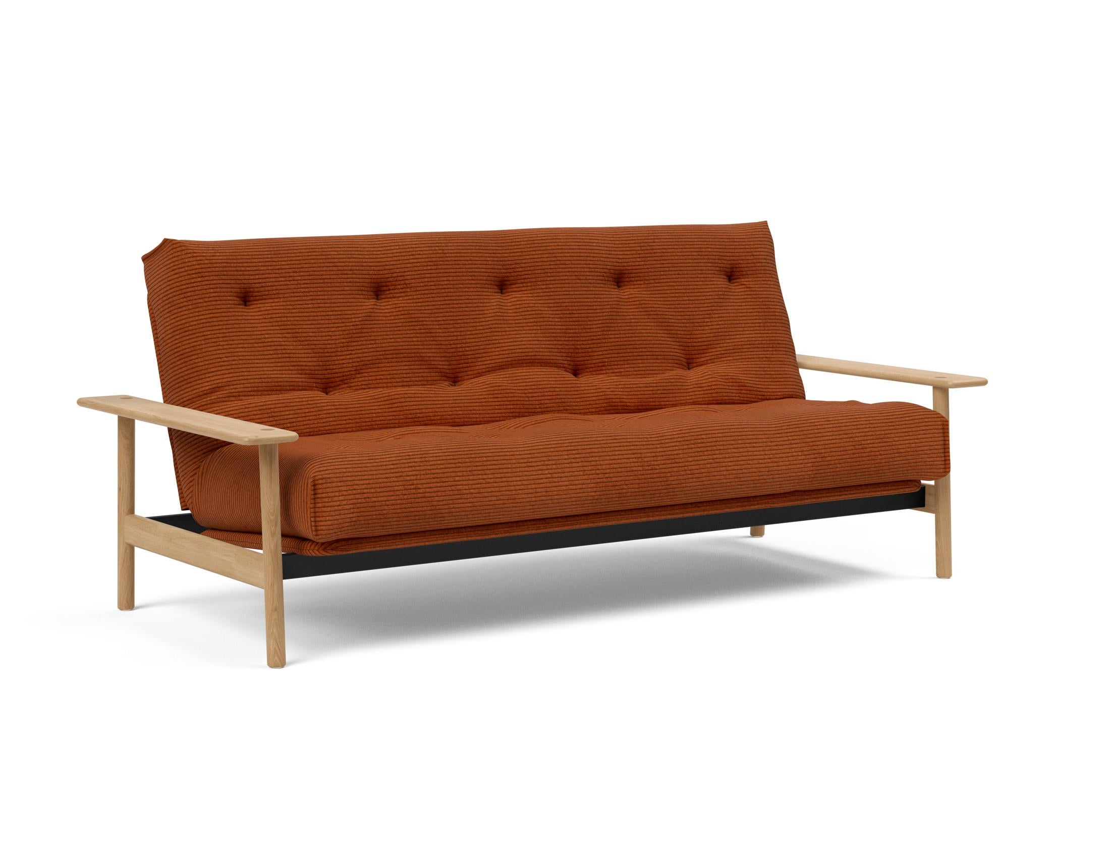 Entdecken Sie das Balder Bettsofa 140 Nordic von Innovation Living – elegantes Design, vielseitig nutzbar und mit komfortablem Soft Spring Bezug für besten Schlaf.