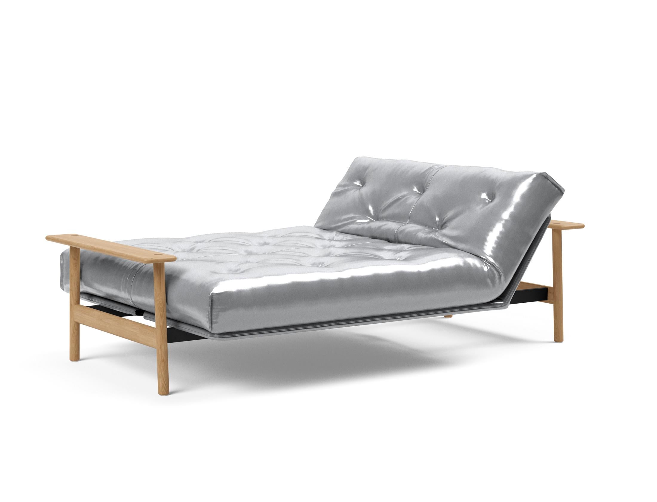Erleben Sie das Balder Bettsofa 140 Nordic von Innovation Living – stilvoll, funktional und mit hochwertigem Soft Spring Bezug für erholsame Nächte.