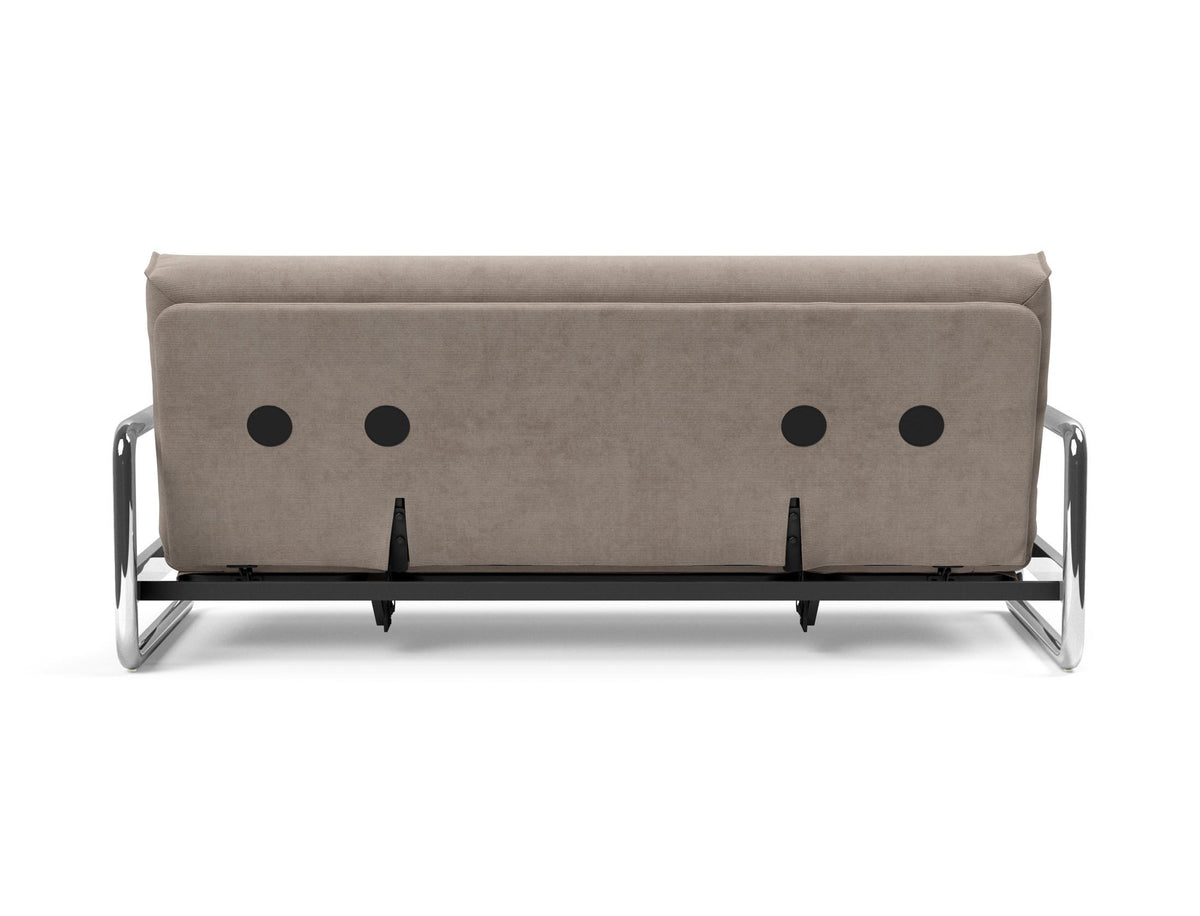 Lomira Schlafsofa 140 Nordic Cover mit Gestellbezug Soft Spring in 318 Cordufine Beige präsentiert im Onlineshop von KAQTU Design AG. Bettsofa ist von Innovation Living