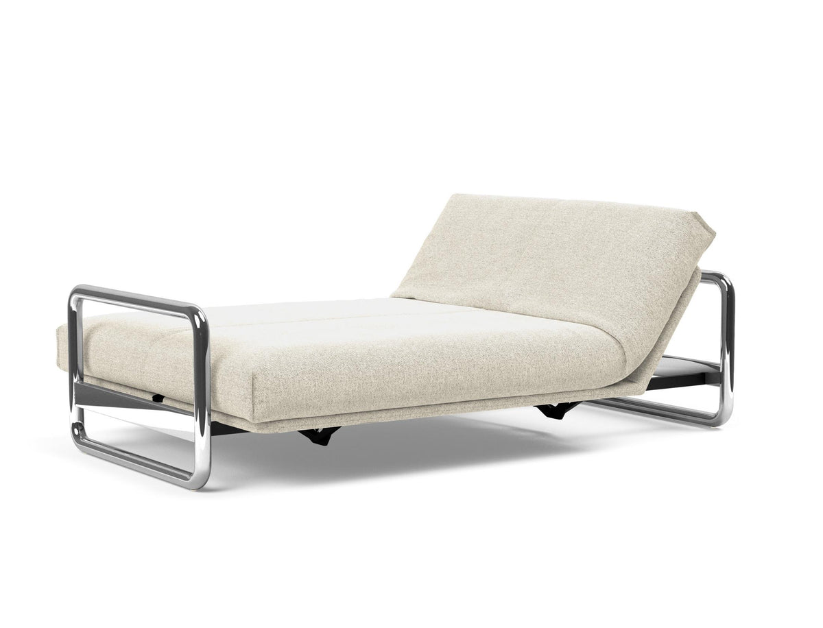 Lomira Schlafsofa 140 Nordic Cover mit Gestellbezug Soft Spring in 357 Taura Off White präsentiert im Onlineshop von KAQTU Design AG. Bettsofa ist von Innovation Living