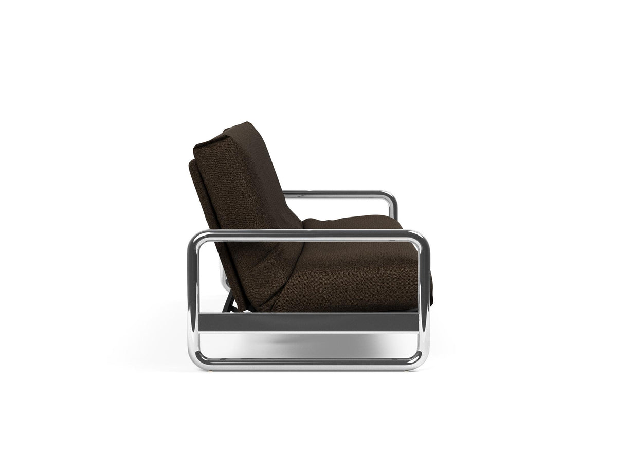 Lomira Schlafsofa 140 Nordic Cover Soft Spring in 358 Taura Chocco präsentiert im Onlineshop von KAQTU Design AG. Bettsofa ist von Innovation Living