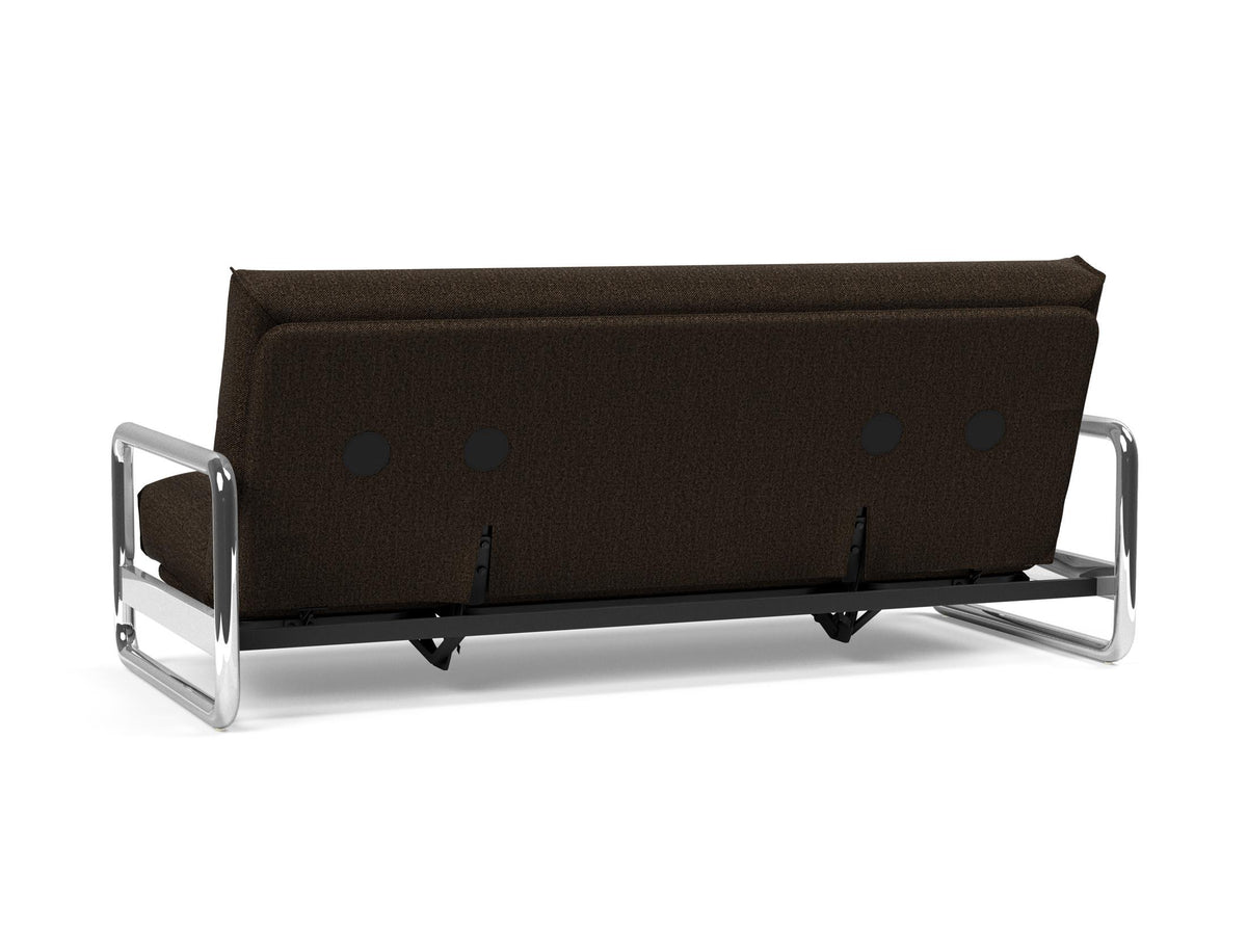 Lomira Schlafsofa 140 Nordic Cover mit Gestellbezug Soft Spring in 358 Taura Chocco präsentiert im Onlineshop von KAQTU Design AG. Bettsofa ist von Innovation Living