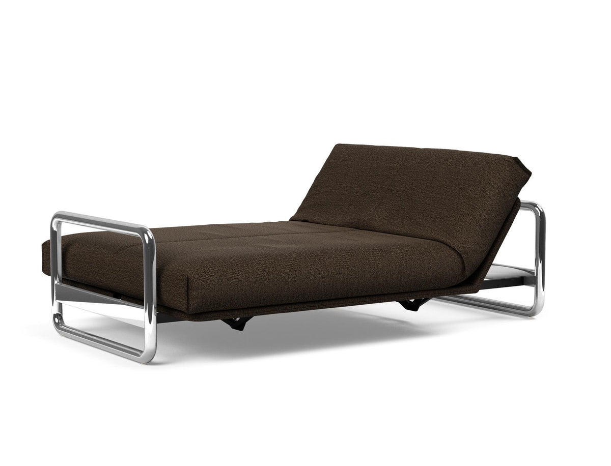 Lomira Schlafsofa 140 Nordic Cover mit Gestellbezug Soft Spring in 358 Taura Chocco präsentiert im Onlineshop von KAQTU Design AG. Bettsofa ist von Innovation Living