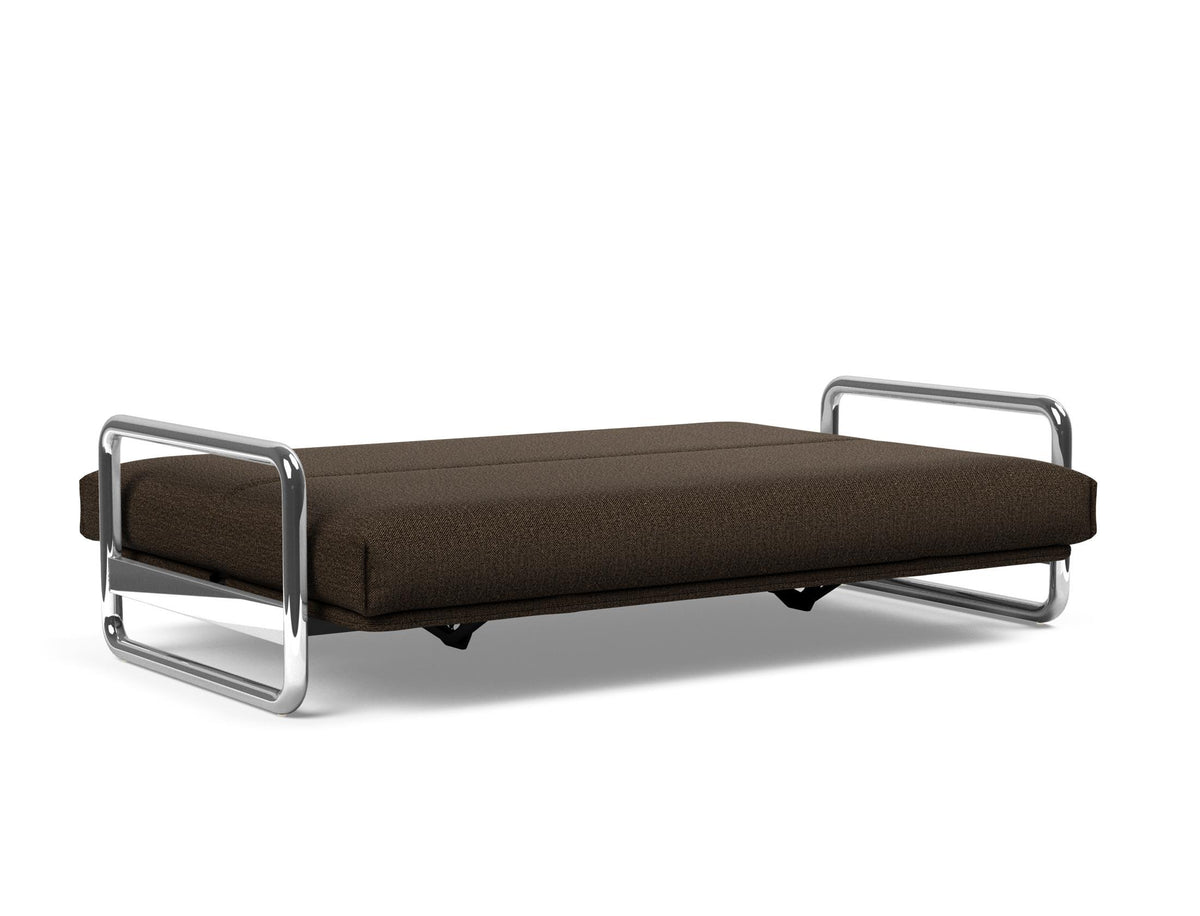 Lomira Schlafsofa 140 Nordic Cover mit Gestellbezug Soft Spring in 358 Taura Chocco präsentiert im Onlineshop von KAQTU Design AG. Bettsofa ist von Innovation Living