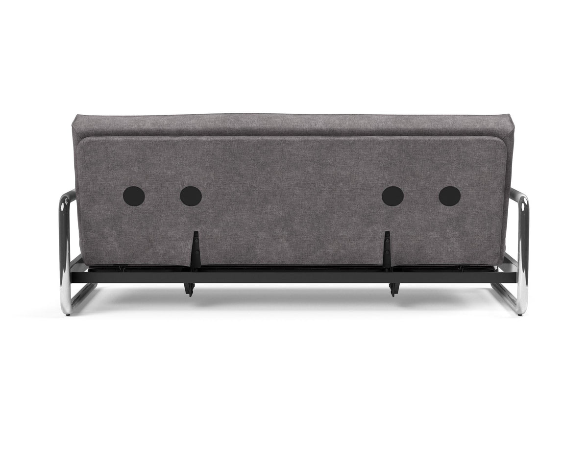 Lomira Schlafsofa 140 Sharp Plus mit Gestellbezug Soft Spring in 282 Avella Warm Grey präsentiert im Onlineshop von KAQTU Design AG. Bettsofa ist von Innovation Living