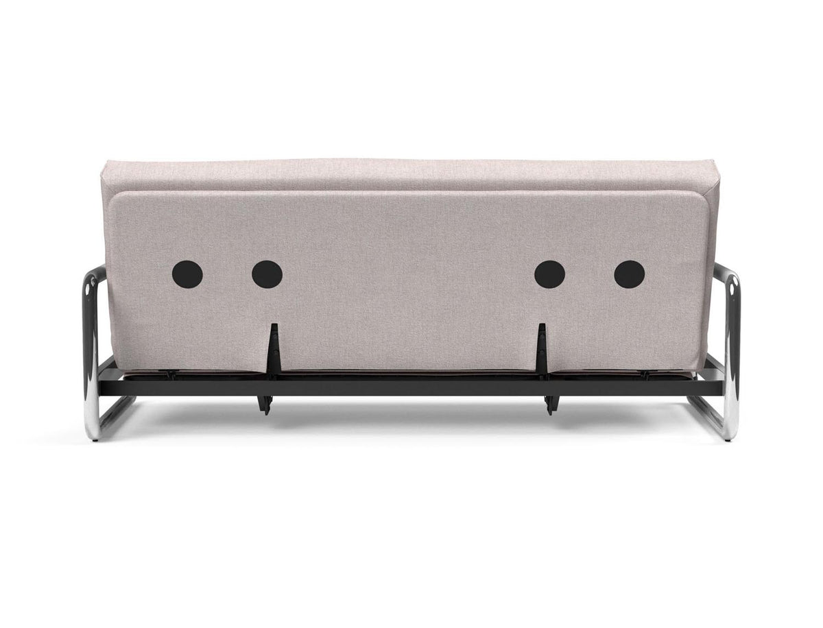 Lomira Schlafsofa 140 Sharp Plus mit Gestellbezug Soft Spring in 300 Weda Sand präsentiert im Onlineshop von KAQTU Design AG. Bettsofa ist von Innovation Living