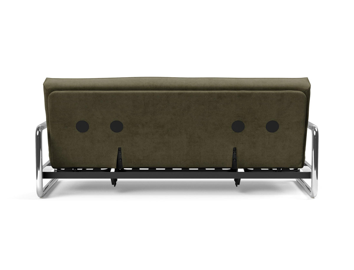 Lomira Schlafsofa 140 Sharp Plus Soft Spring in 316 Cordufine Pine Green präsentiert im Onlineshop von KAQTU Design AG. Bettsofa ist von Innovation Living