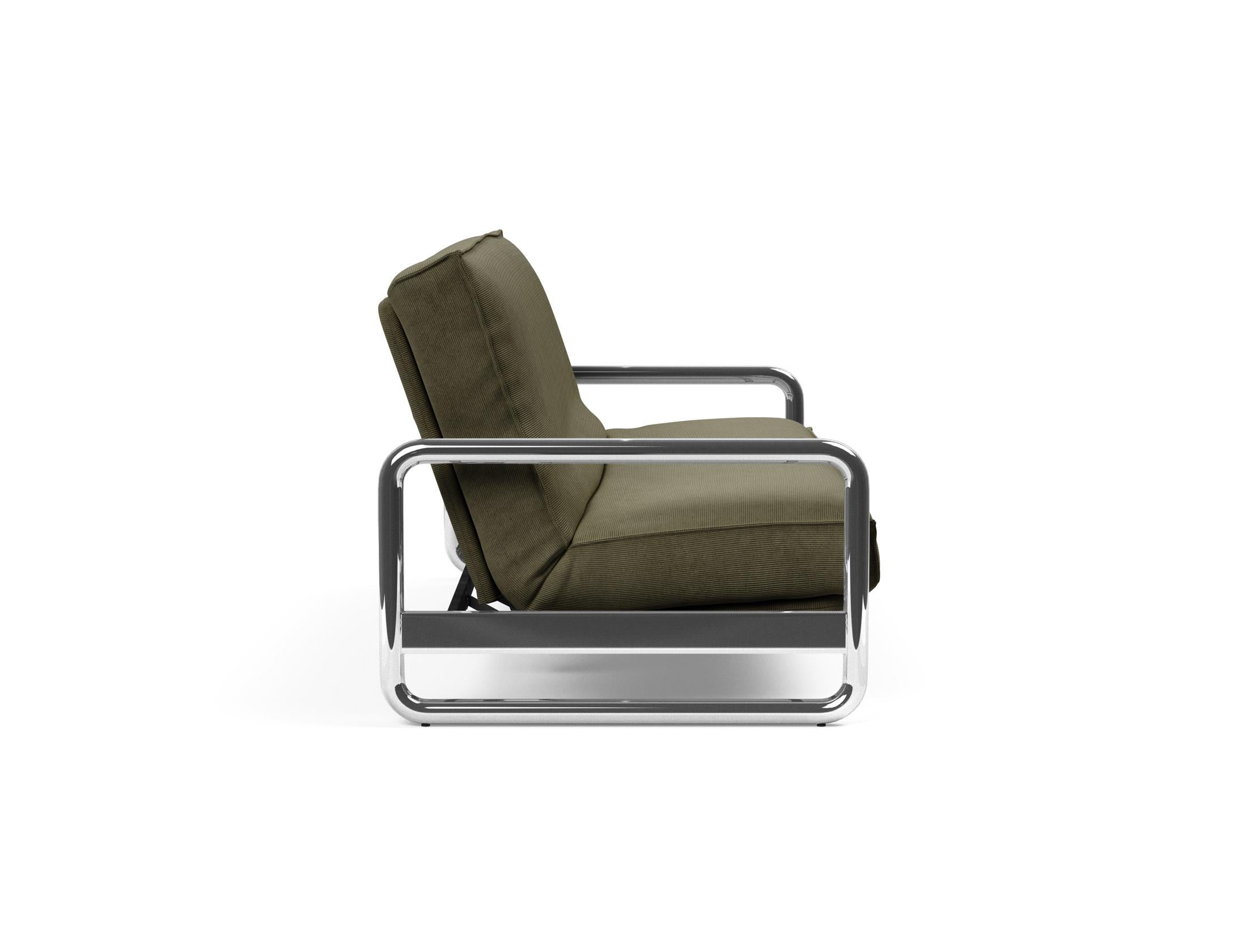 Lomira Schlafsofa 140 Sharp Plus: Stilvolles Schlafsofa mit weichem Soft Spring Bezug, perfekt für gemütliche Nächte und modernes Wohnen.