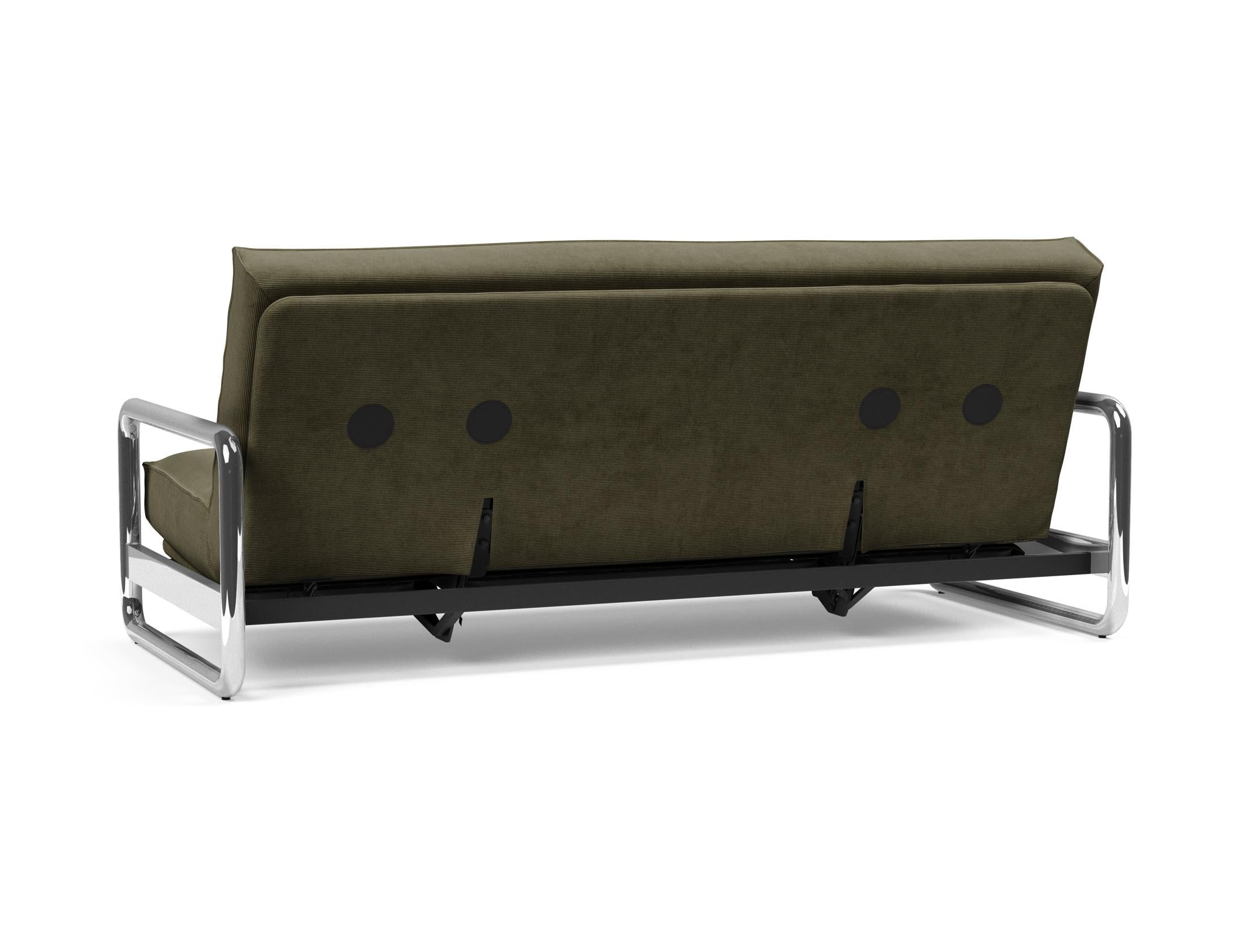 Lomira Schlafsofa 140 Sharp Plus: Stilvolles Schlafsofa mit weichem Soft Spring Bezug, perfekt für gemütliche Nächte und modernes Wohnen.