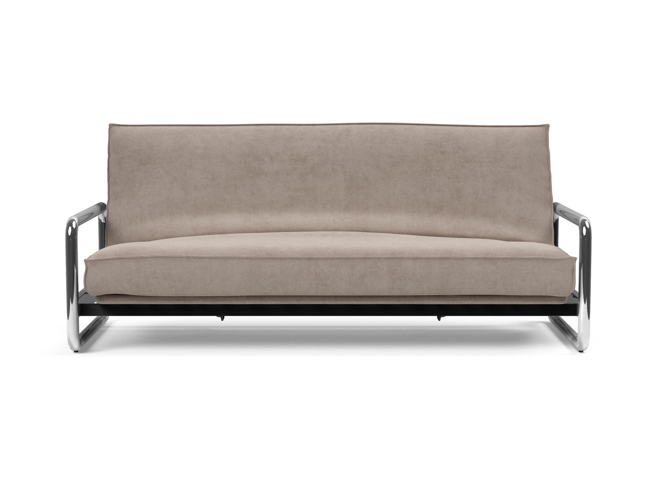 Lomira Schlafsofa 140 Sharp Plus: Stilvolles Schlafsofa mit weichem Soft Spring Bezug, perfekt für gemütliche Nächte und modernes Wohnen.