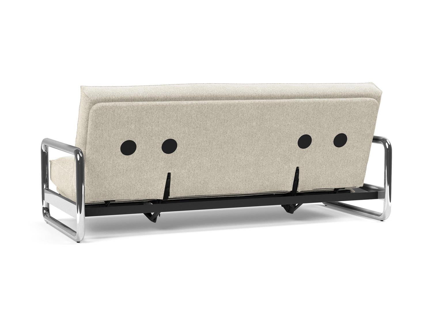 Lomira Schlafsofa 140 Sharp Plus: Stilvolles Schlafsofa mit weichem Soft Spring Bezug, perfekt für gemütliche Nächte und modernes Wohnen.