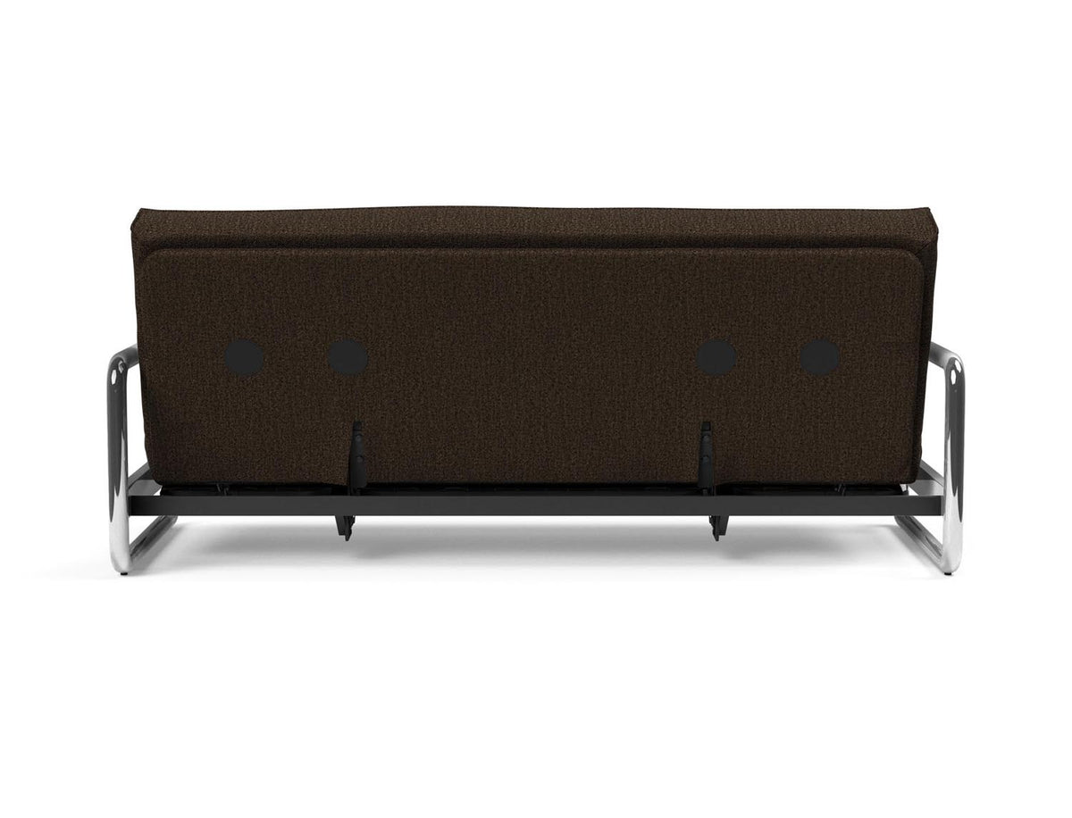 Lomira Schlafsofa 140 Sharp Plus mit Gestellbezug Soft Spring in 358 Taura Chocco präsentiert im Onlineshop von KAQTU Design AG. Bettsofa ist von Innovation Living