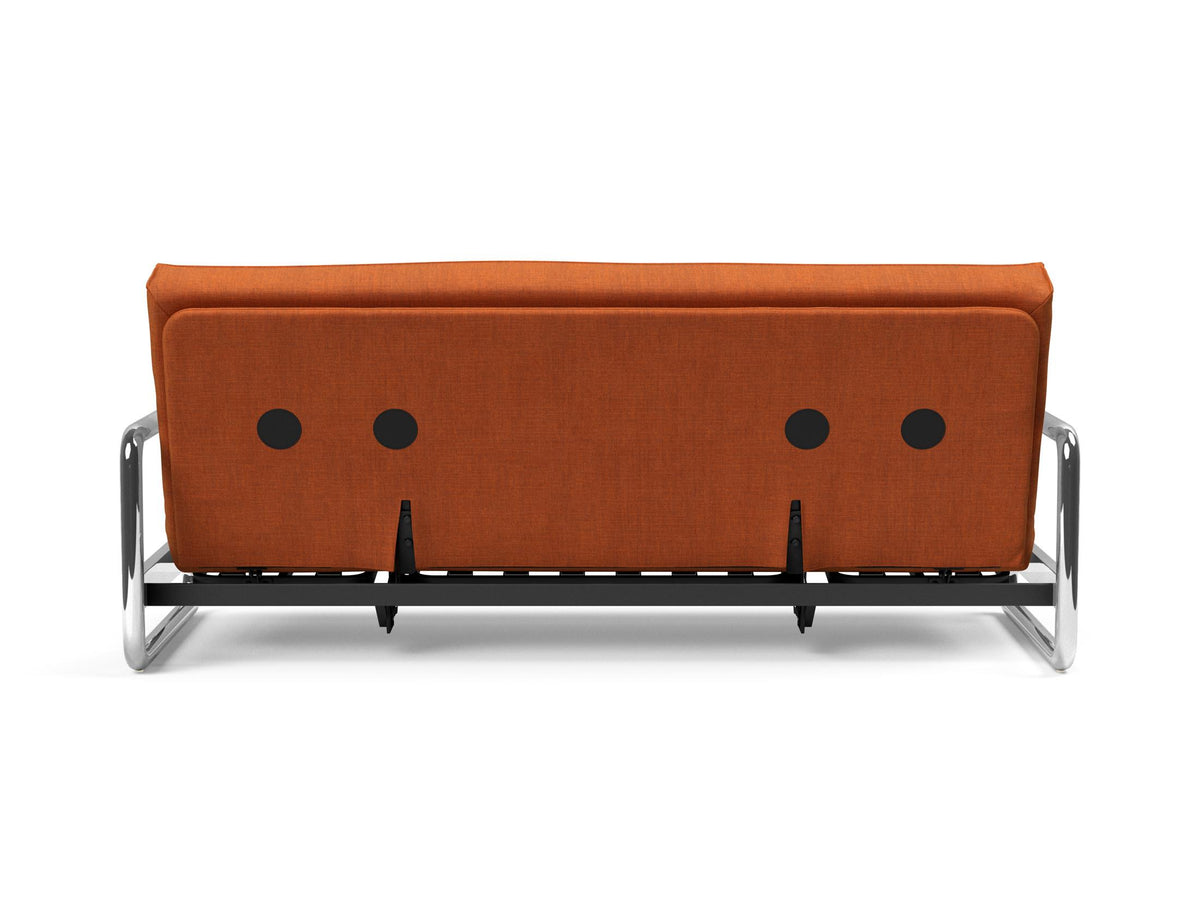 Lomira Schlafsofa 140 Sharp Plus Soft Spring in 412 Esina Rust Orange präsentiert im Onlineshop von KAQTU Design AG. Bettsofa ist von Innovation Living
