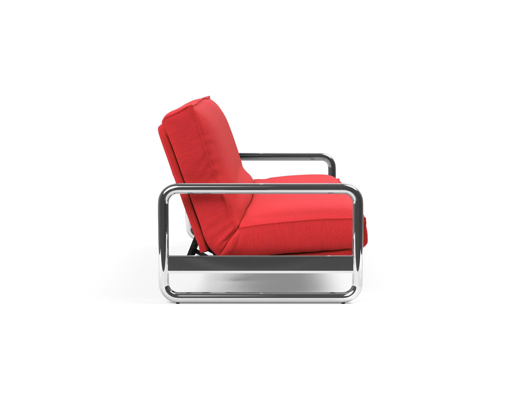 Lomira Schlafsofa 140 Sharp Plus: Stilvolles Schlafsofa mit weichem Soft Spring Bezug, perfekt für gemütliche Nächte und modernes Wohnen.