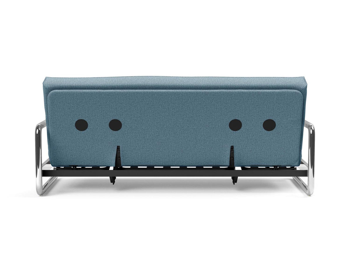Lomira Schlafsofa 140 Sharp Plus Soft Spring in 525 Mixed Dance Light Blue präsentiert im Onlineshop von KAQTU Design AG. Bettsofa ist von Innovation Living