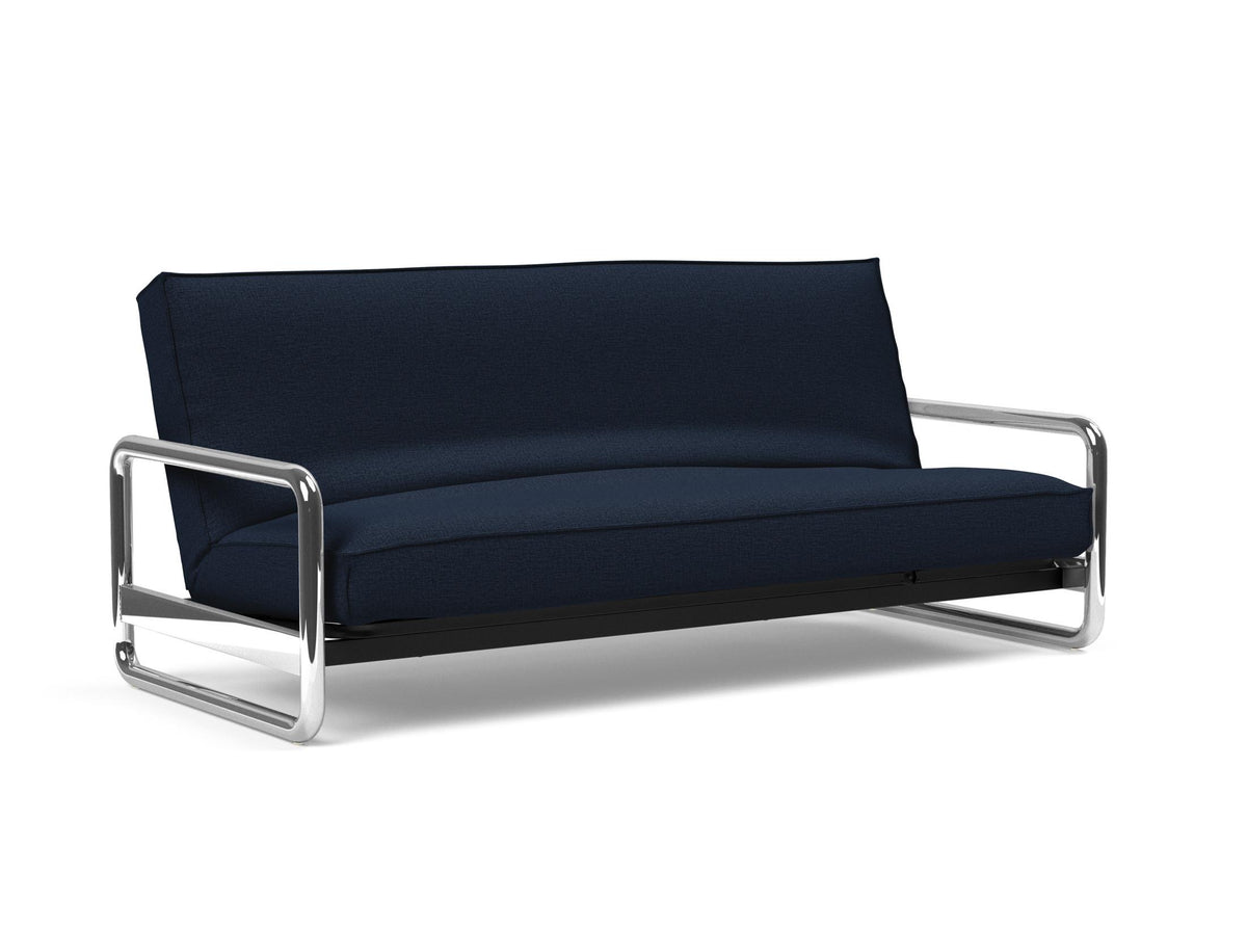 Lomira Schlafsofa 140 Sharp Plus Soft Spring in 528 Mixed Dance Blue präsentiert im Onlineshop von KAQTU Design AG. Bettsofa ist von Innovation Living