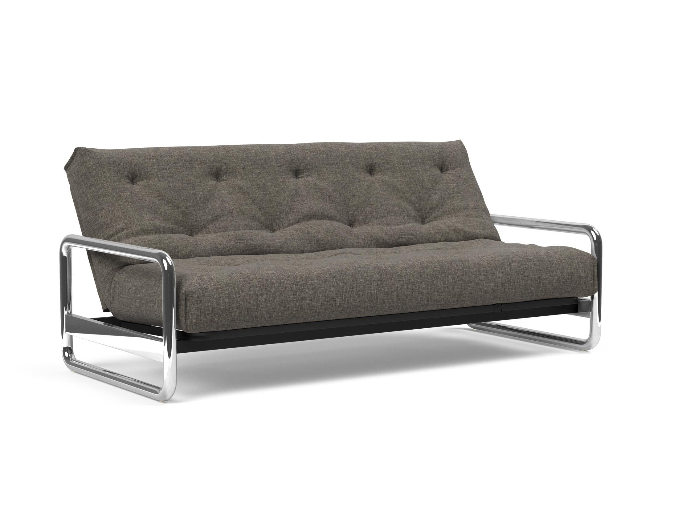Entdecken Sie das Lomira Schlafsofa 140 Nordic Soft Spring von Innovation Living – stilvolles Design trifft auf hervorragende Schlafqualität.