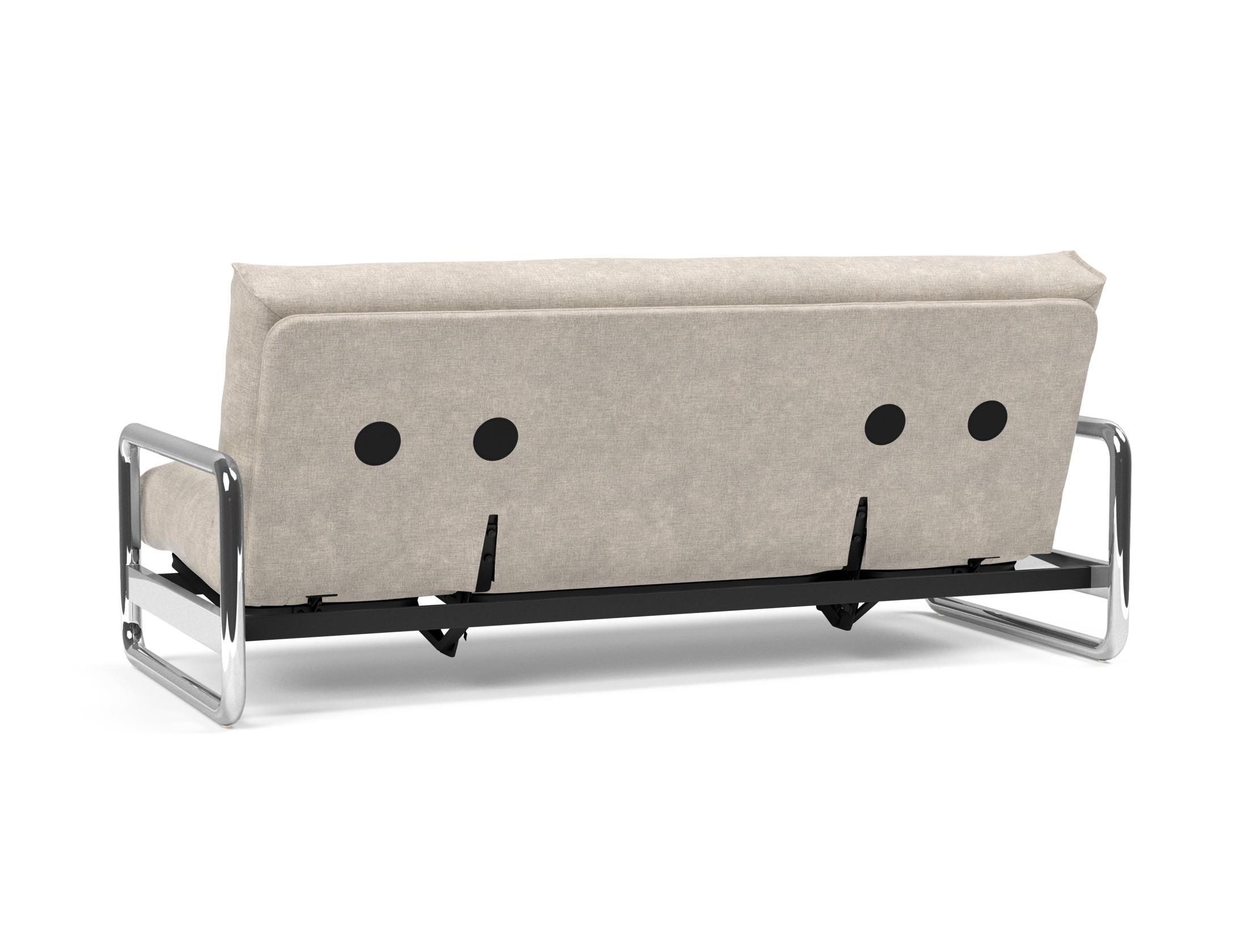Erleben Sie das Lomira Schlafsofa 140 Nordic Soft Spring von Innovation Living – eine perfekte Kombination aus modernem Stil und optimalem Schlafkomfort.
