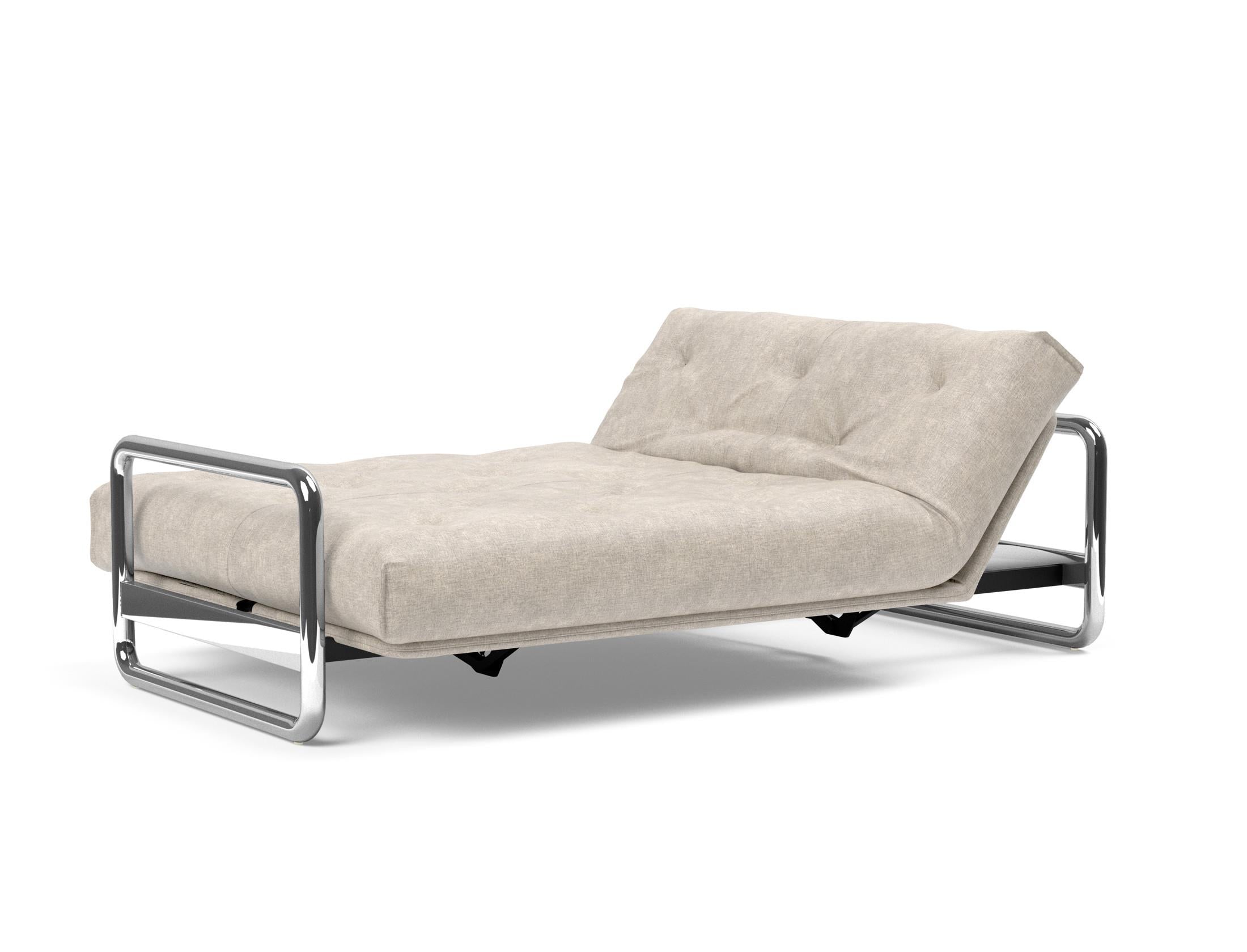 Lomira sofa bed 140 Nordic with frame cover Soft <tc>Spring</tc>