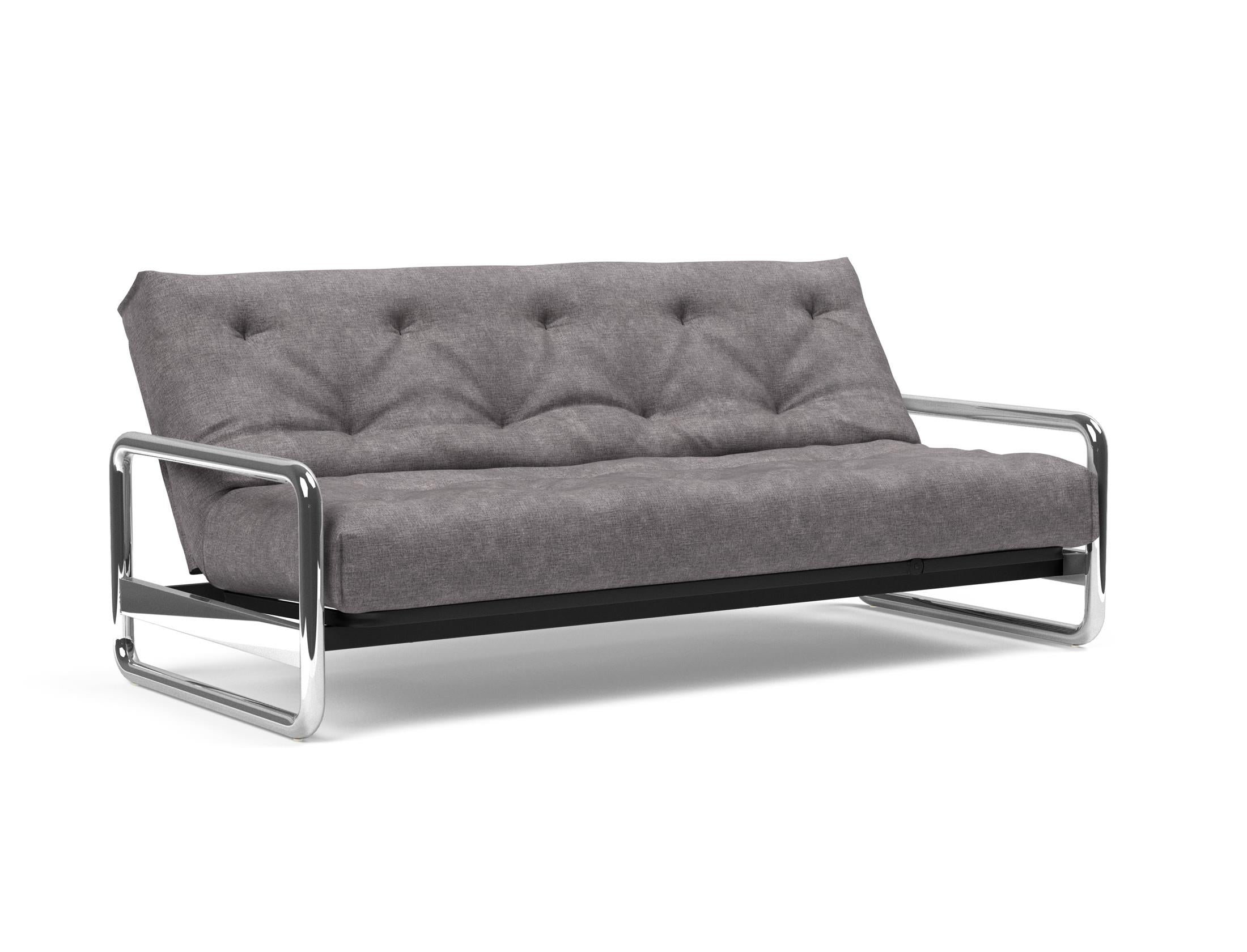 Entdecken Sie das Lomira Schlafsofa 140 Nordic Soft Spring von Innovation Living – stilvolles Design trifft auf hervorragende Schlafqualität.