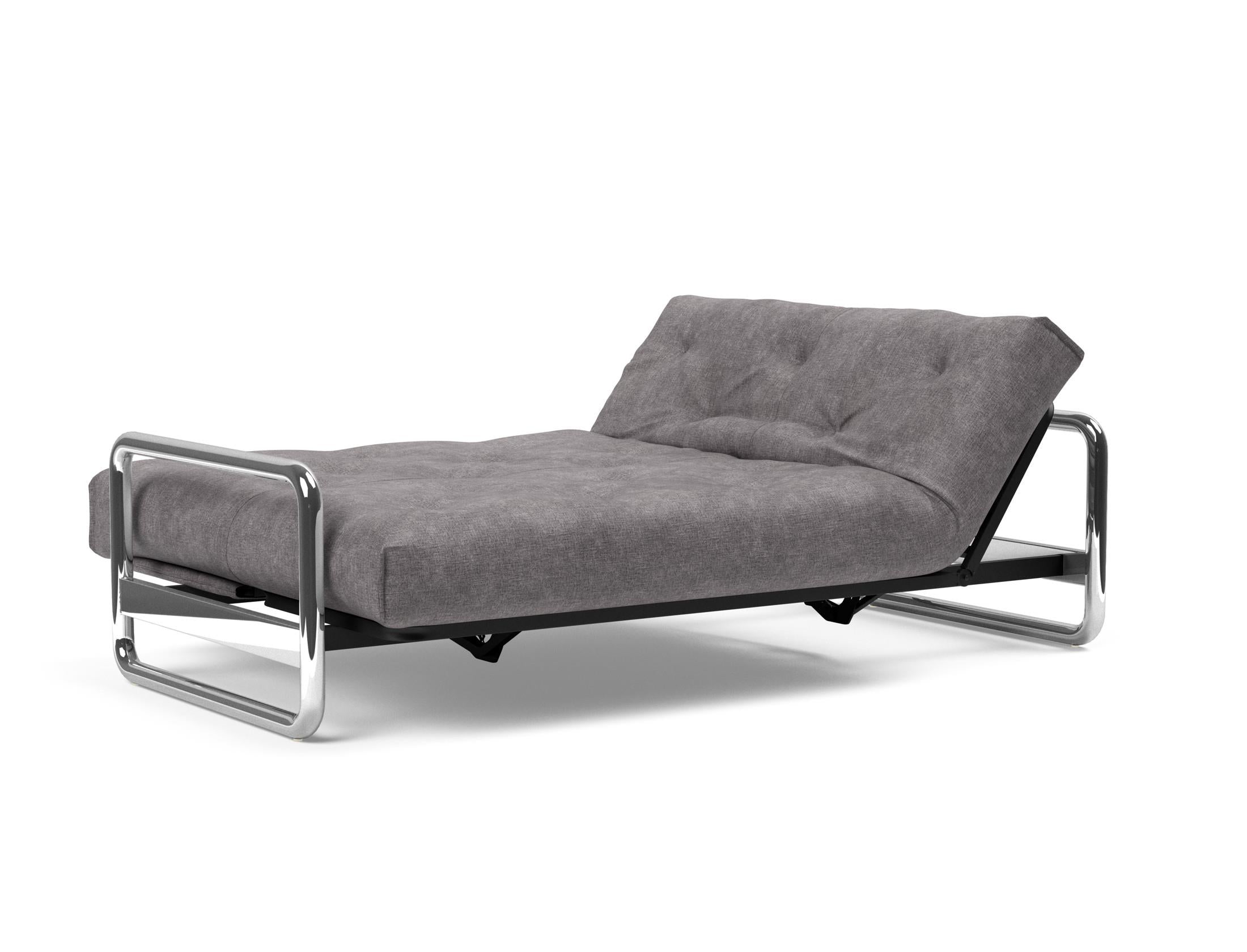 Erleben Sie das Lomira Schlafsofa 140 Nordic Soft Spring von Innovation Living – eine perfekte Kombination aus modernem Stil und optimalem Komfort für erholsame Nächte.