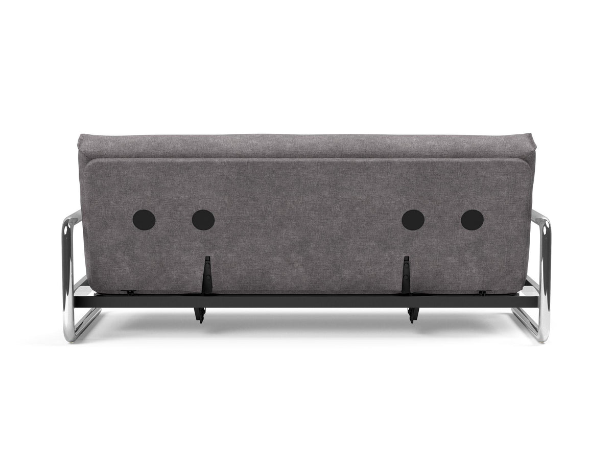 Lomira Schlafsofa 140 Nordic mit Gestellbezug Soft Spring in 282 Avella Warm Grey präsentiert im Onlineshop von KAQTU Design AG. Bettsofa ist von Innovation Living