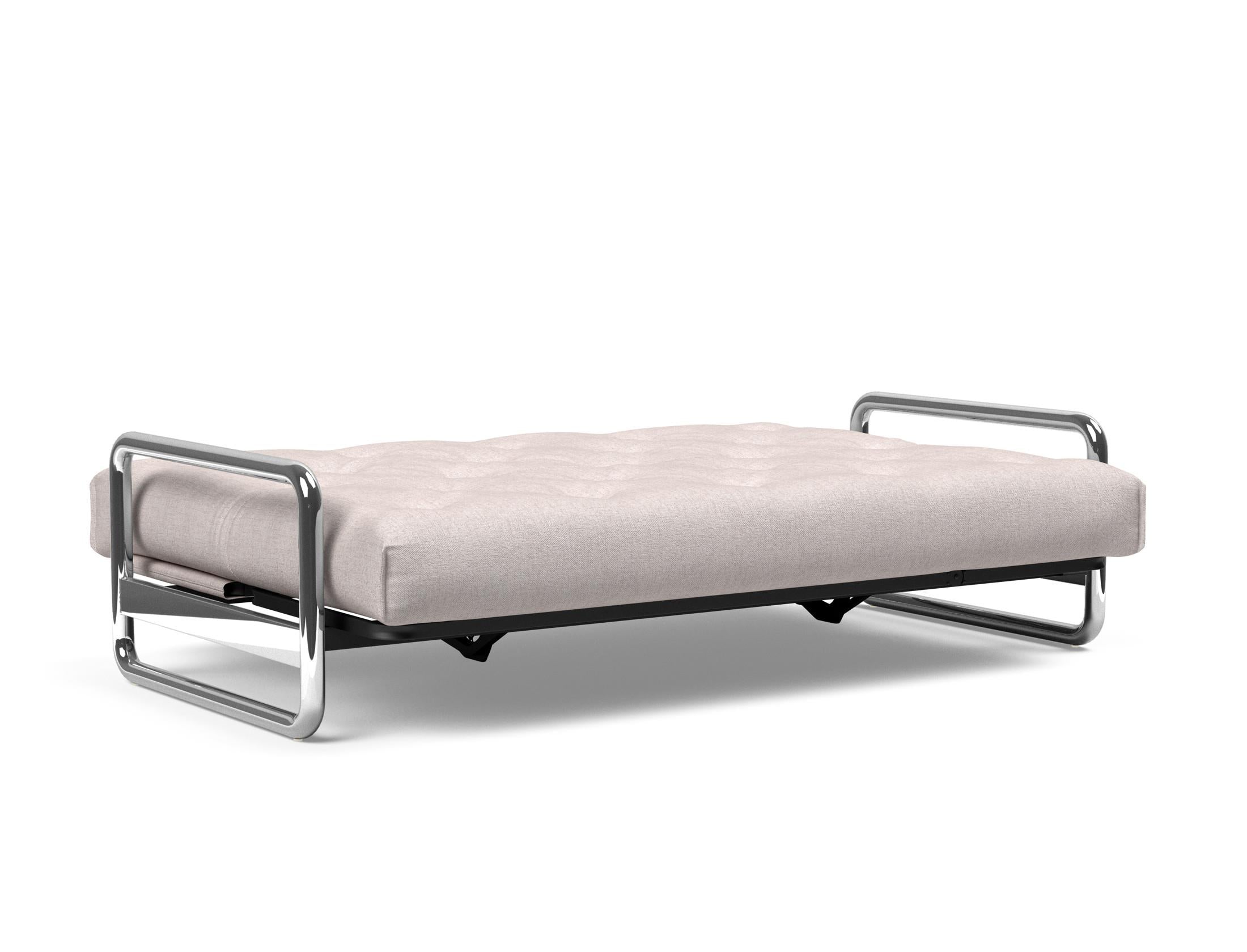Entdecken Sie das Lomira Schlafsofa 140 Nordic Soft Spring von Innovation Living – stilvolles Design trifft auf hervorragende Schlafqualität.