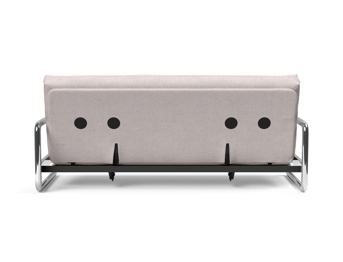 Lomira Schlafsofa 140 Nordic mit Gestellbezug Soft Spring in 300 Weda Sand präsentiert im Onlineshop von KAQTU Design AG. Bettsofa ist von Innovation Living