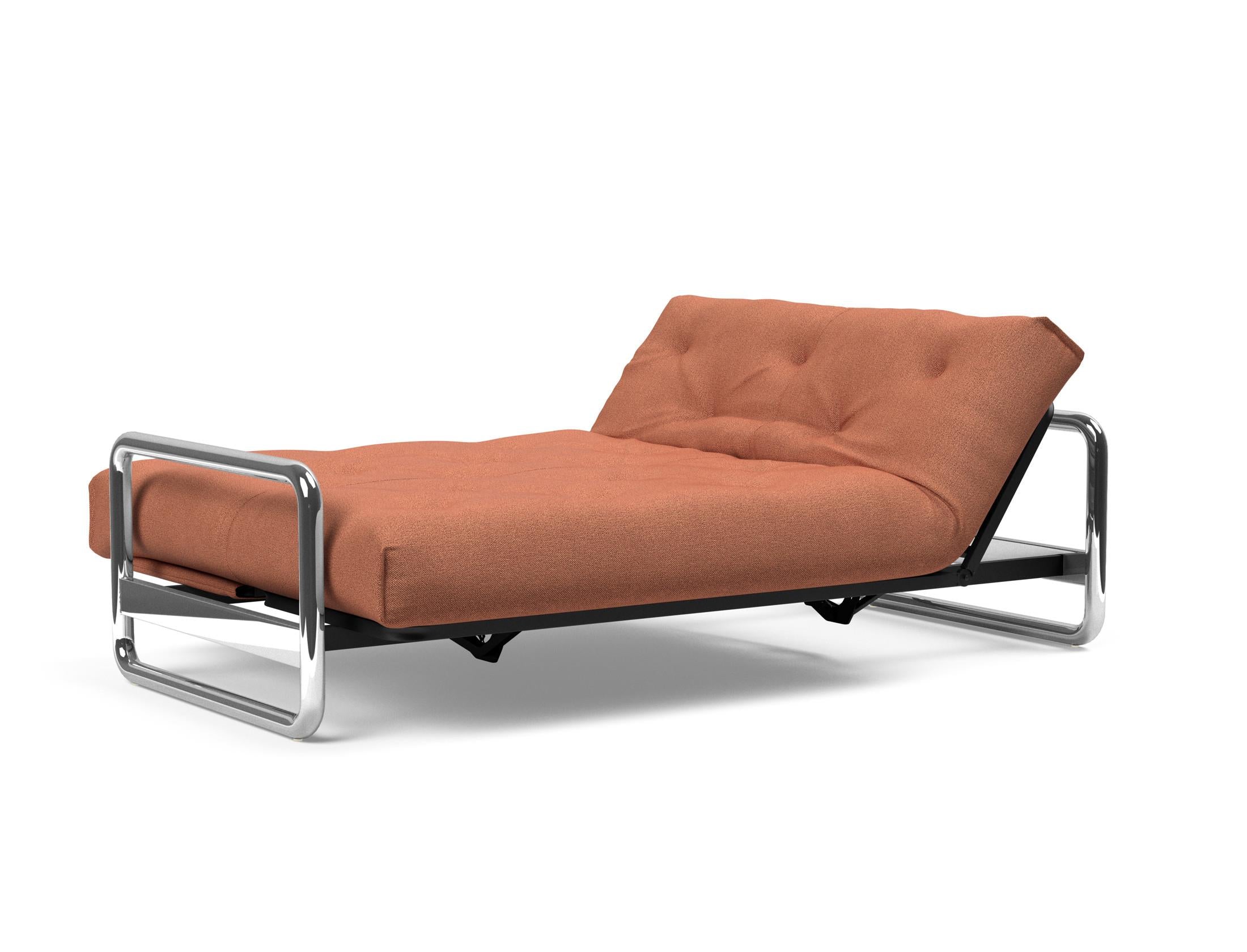 Entdecken Sie das Lomira Schlafsofa 140 Nordic Soft Spring von Innovation Living – stilvolles Design trifft auf hervorragende Schlafqualität.