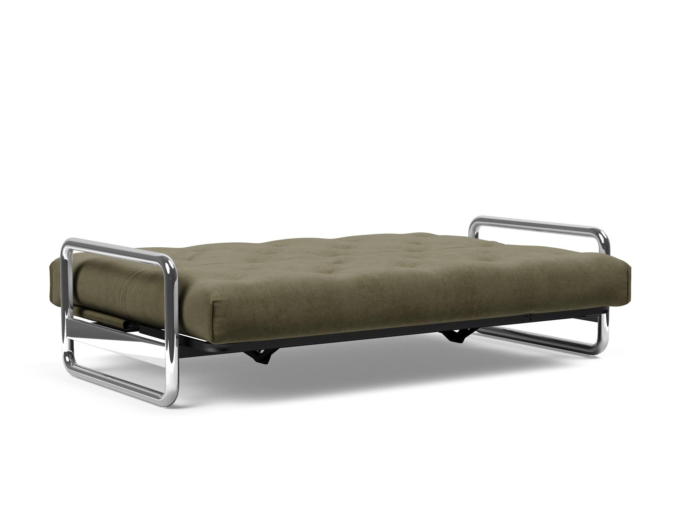 Erleben Sie das Lomira Schlafsofa 140 Nordic Soft Spring von Innovation Living – eine perfekte Kombination aus modernem Stil und optimalem Komfort für erholsame Nächte.