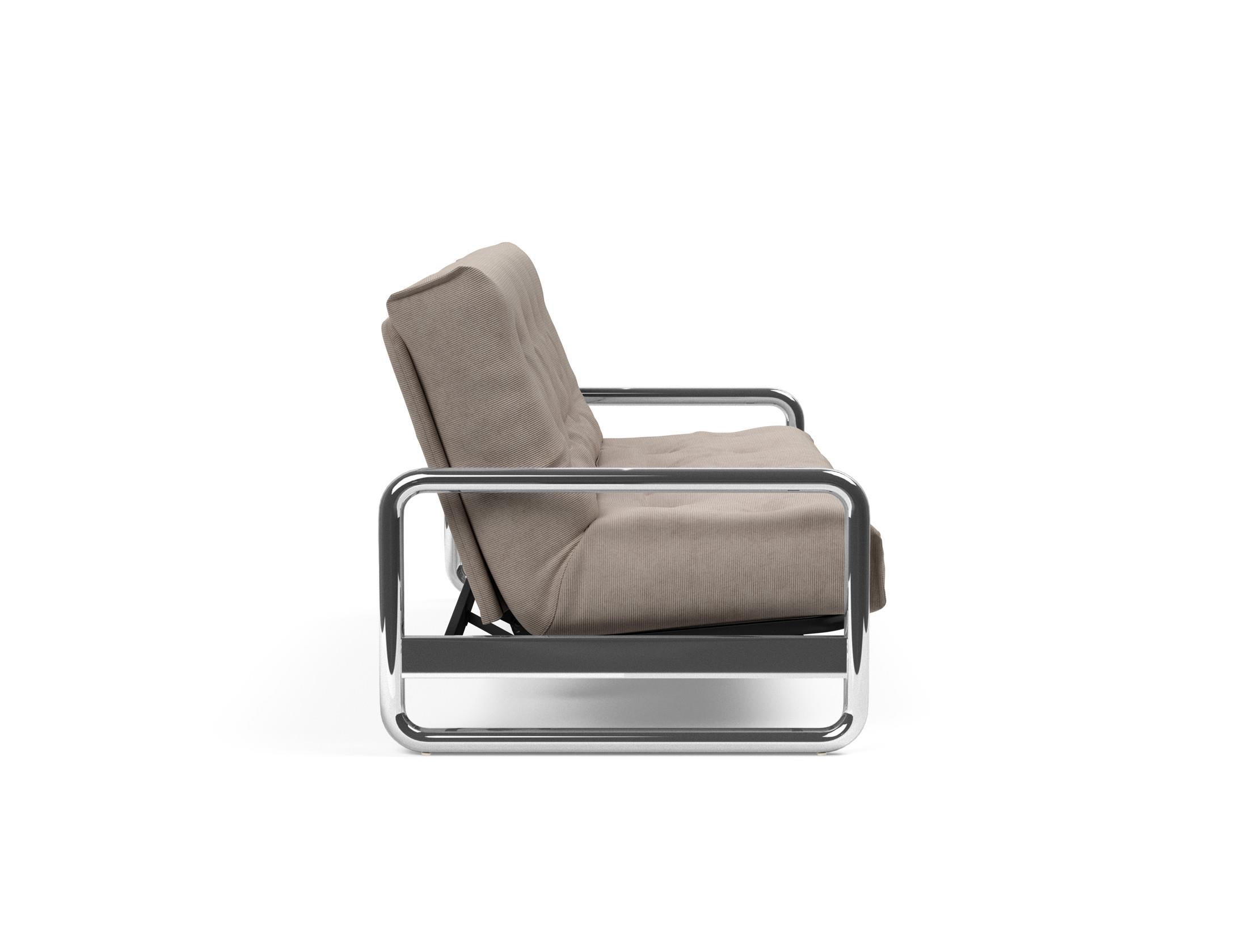 Entdecken Sie das Lomira Schlafsofa 140 Nordic Soft Spring von Innovation Living – stilvolles Design trifft auf höchsten Schlafkomfort für Ihr Zuhause.