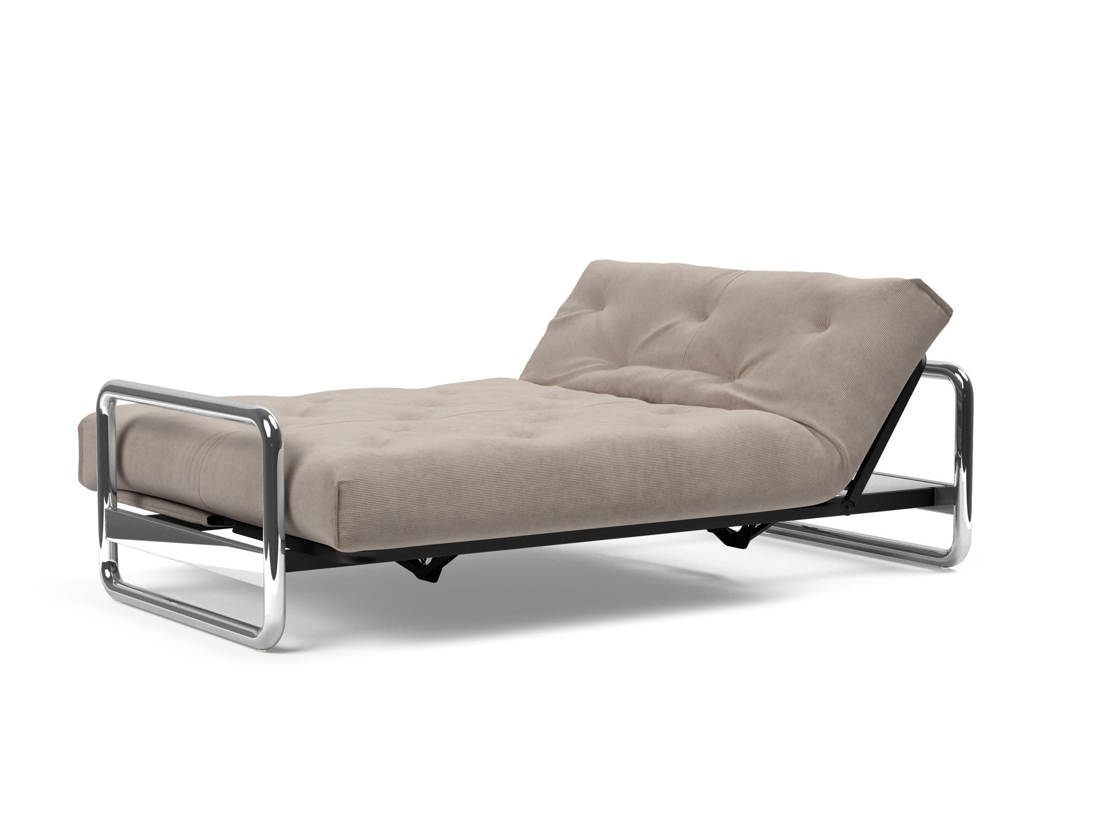 Entdecken Sie das Lomira Schlafsofa 140 Nordic Soft Spring von Innovation Living – stilvolles Design trifft auf höchsten Schlafkomfort für Ihr Zuhause.