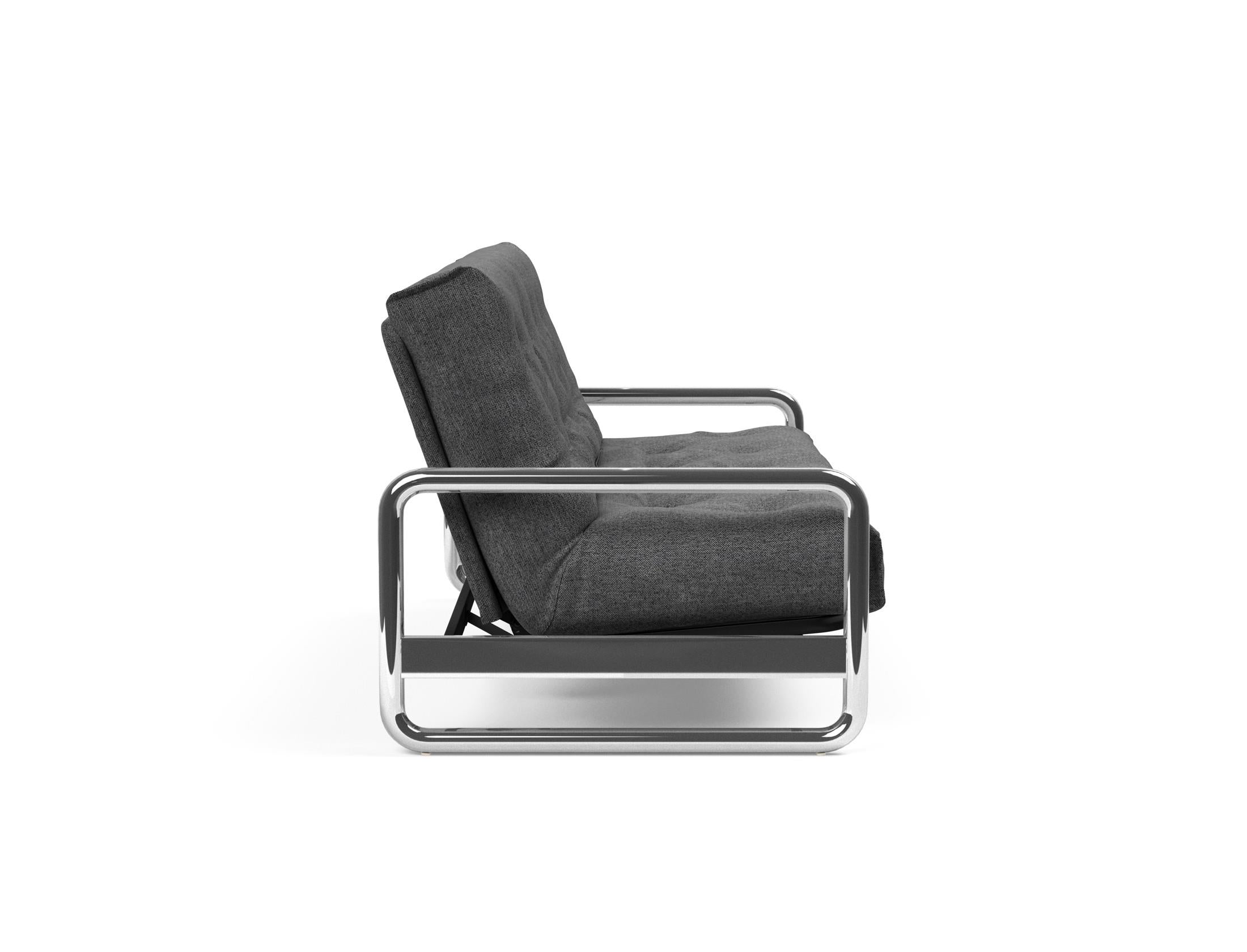 Entdecken Sie das Lomira Schlafsofa 140 Nordic Soft Spring von Innovation Living – stilvolles Design trifft auf hervorragende Schlafqualität.