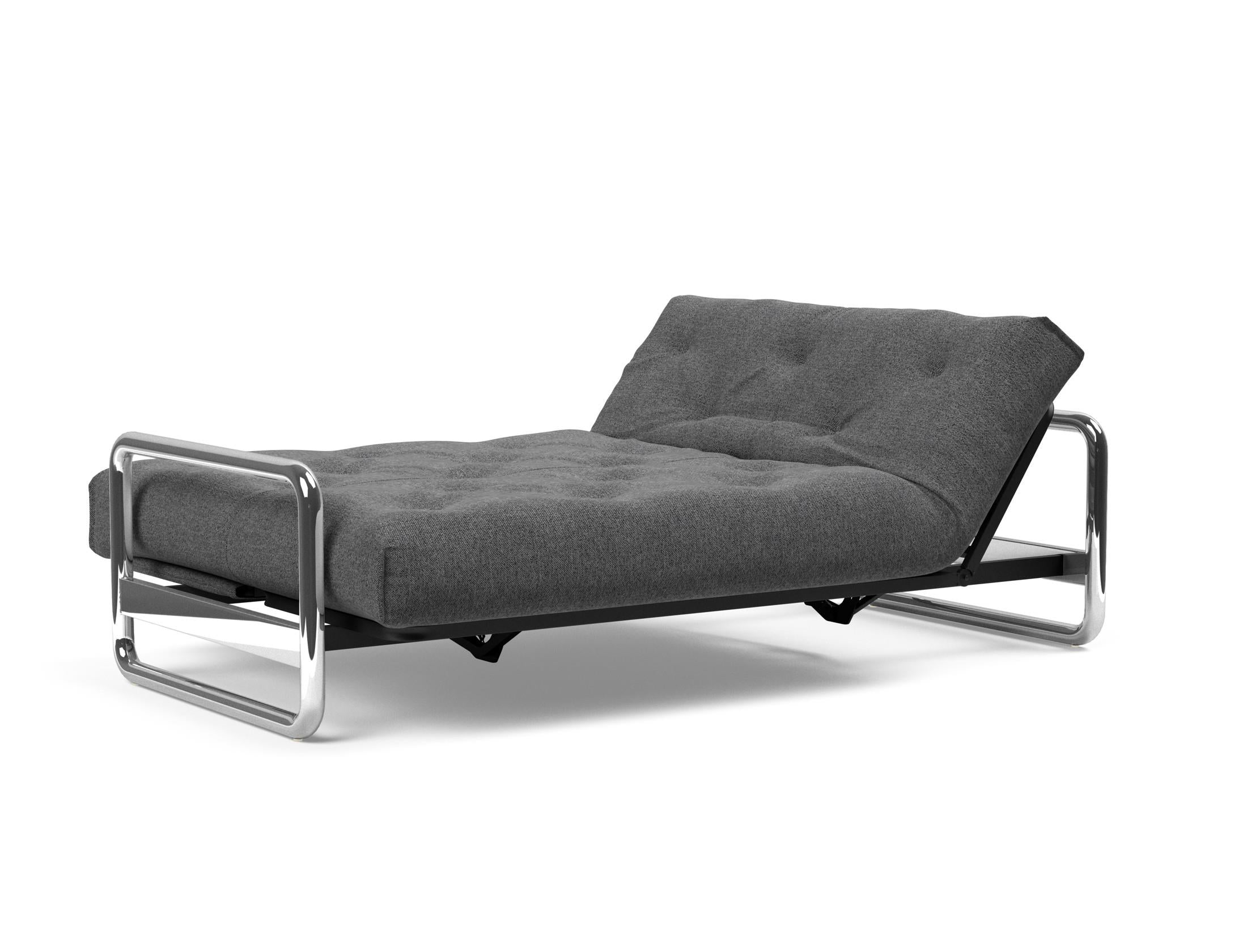 Entdecken Sie das Lomira Schlafsofa 140 Nordic Soft Spring von Innovation Living – stilvolles Design trifft auf hervorragende Schlafqualität.