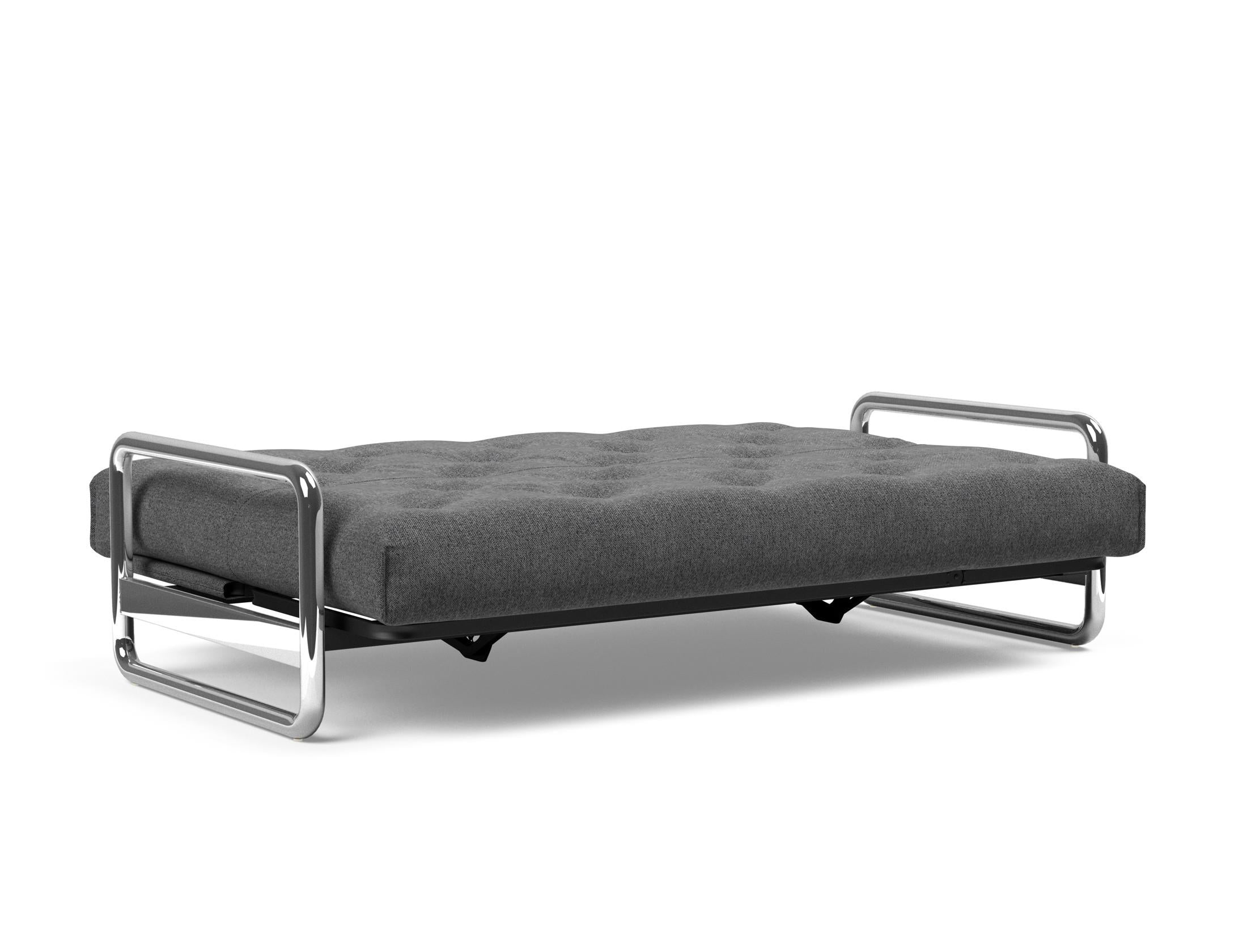 Erleben Sie das Lomira Schlafsofa 140 Nordic Soft Spring von Innovation Living – eine perfekte Kombination aus modernem Stil und optimalem Komfort für erholsame Nächte.