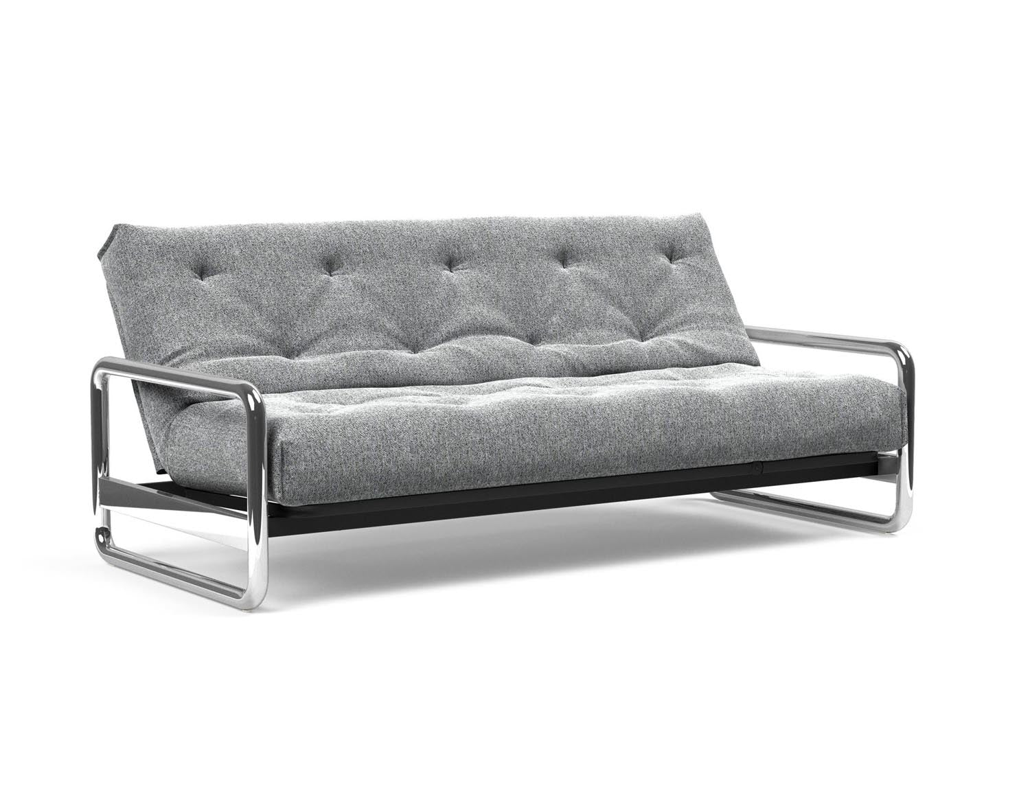 Erleben Sie das Lomira Schlafsofa 140 Nordic Soft Spring von Innovation Living – eine perfekte Kombination aus modernem Stil und optimalem Komfort für erholsame Nächte.