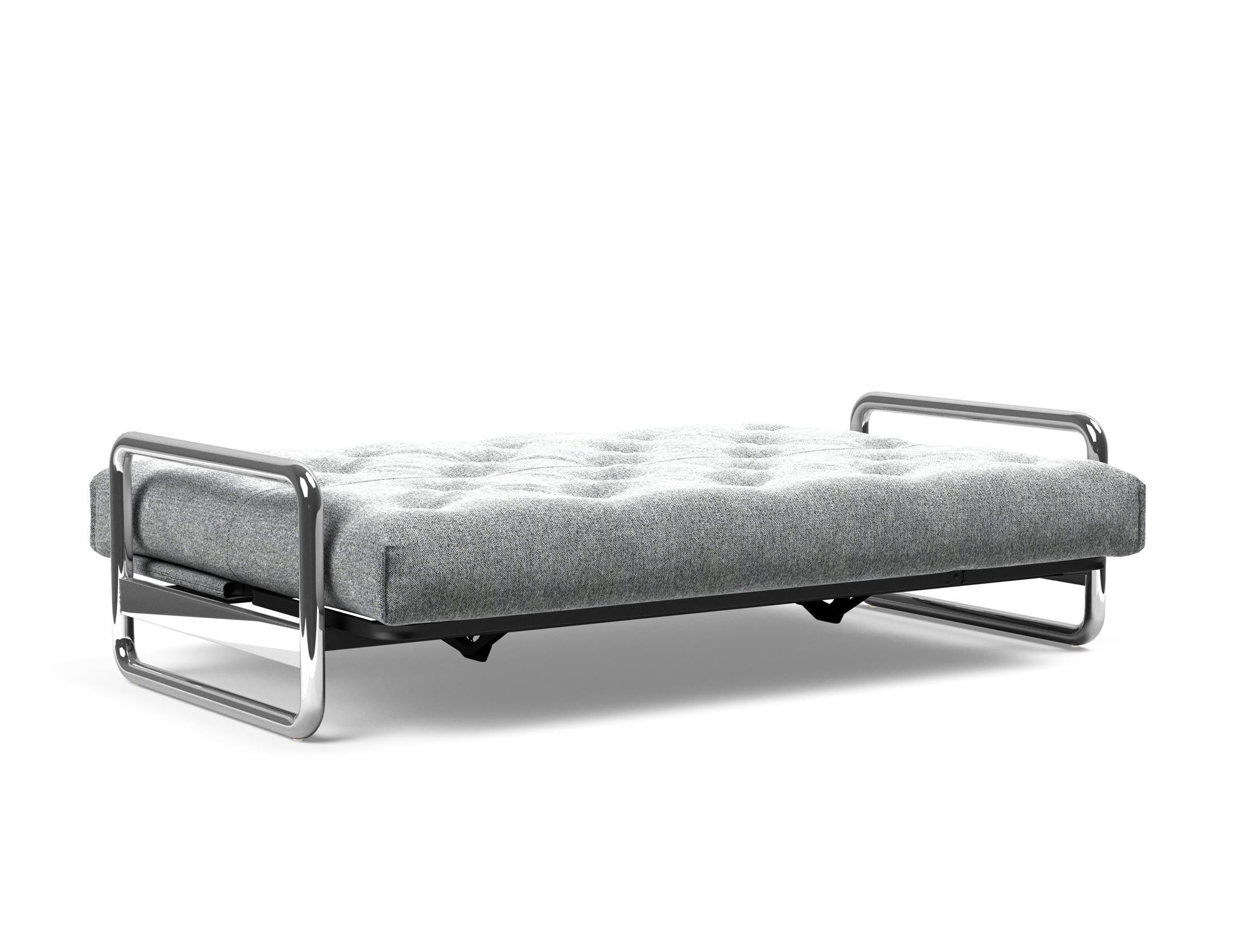 Erleben Sie das Lomira Schlafsofa 140 Nordic Soft Spring von Innovation Living – eine perfekte Kombination aus modernem Stil und optimalem Schlafkomfort.
