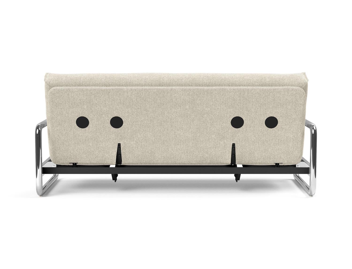 Erleben Sie das Lomira Schlafsofa 140 Nordic Soft Spring von Innovation Living – eine perfekte Kombination aus modernem Stil und optimalem Komfort für erholsame Nächte.