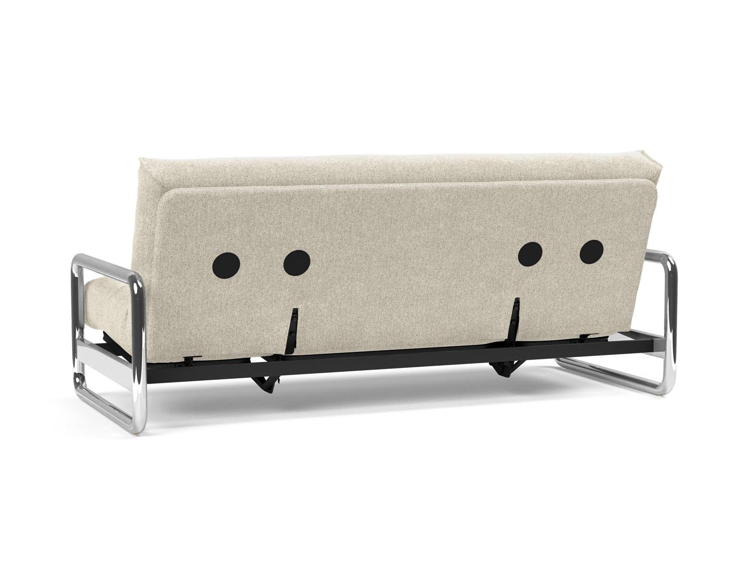 Entdecken Sie das Lomira Schlafsofa 140 Nordic Soft Spring von Innovation Living – stilvolles Design trifft auf höchsten Schlafkomfort für Ihr Zuhause.